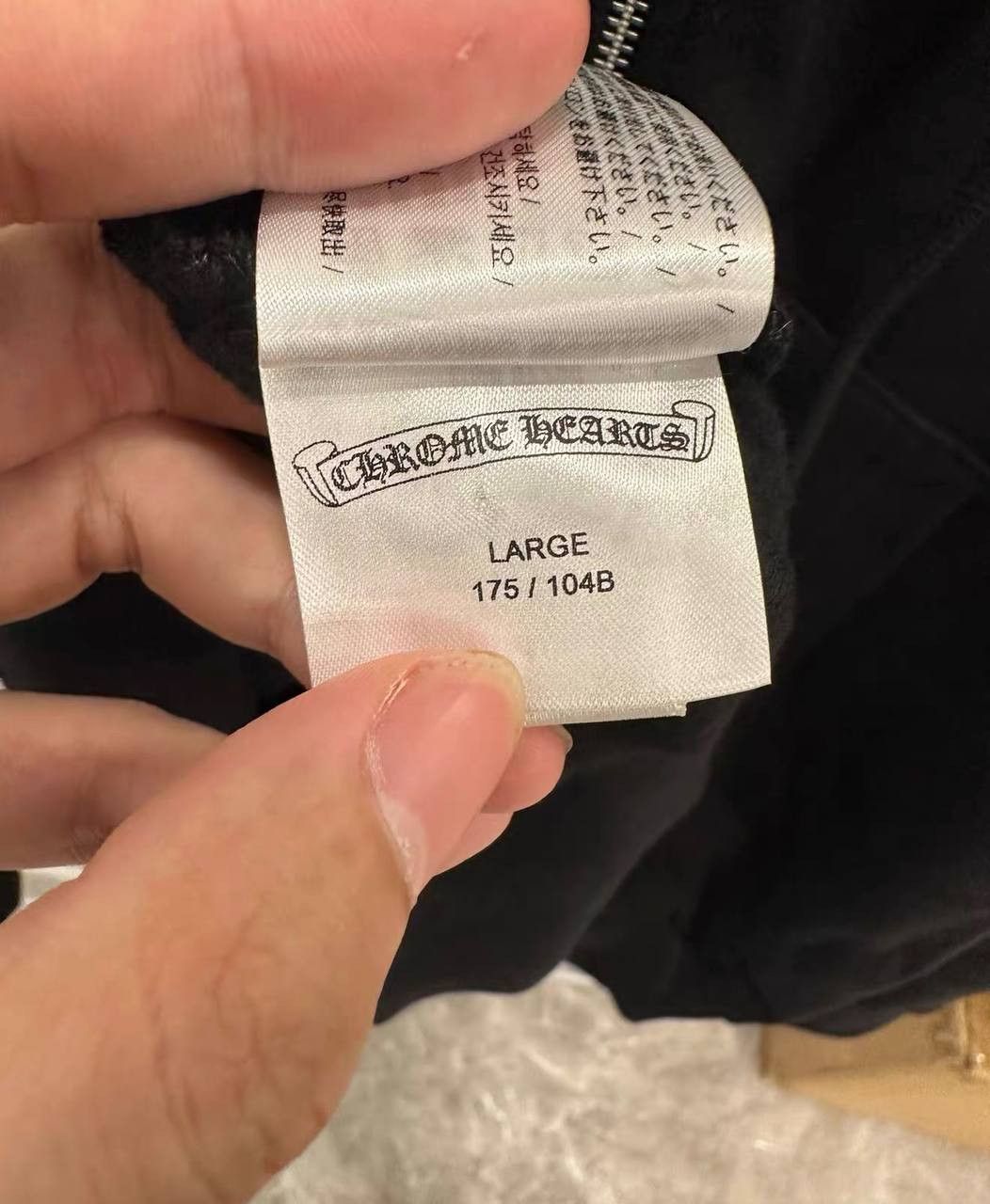 Chrome Hearts The new Chrome Hearts zip-up sweatshirt features a Foti Size US L / EU 52-54 / 3 - 6 Thumbnail