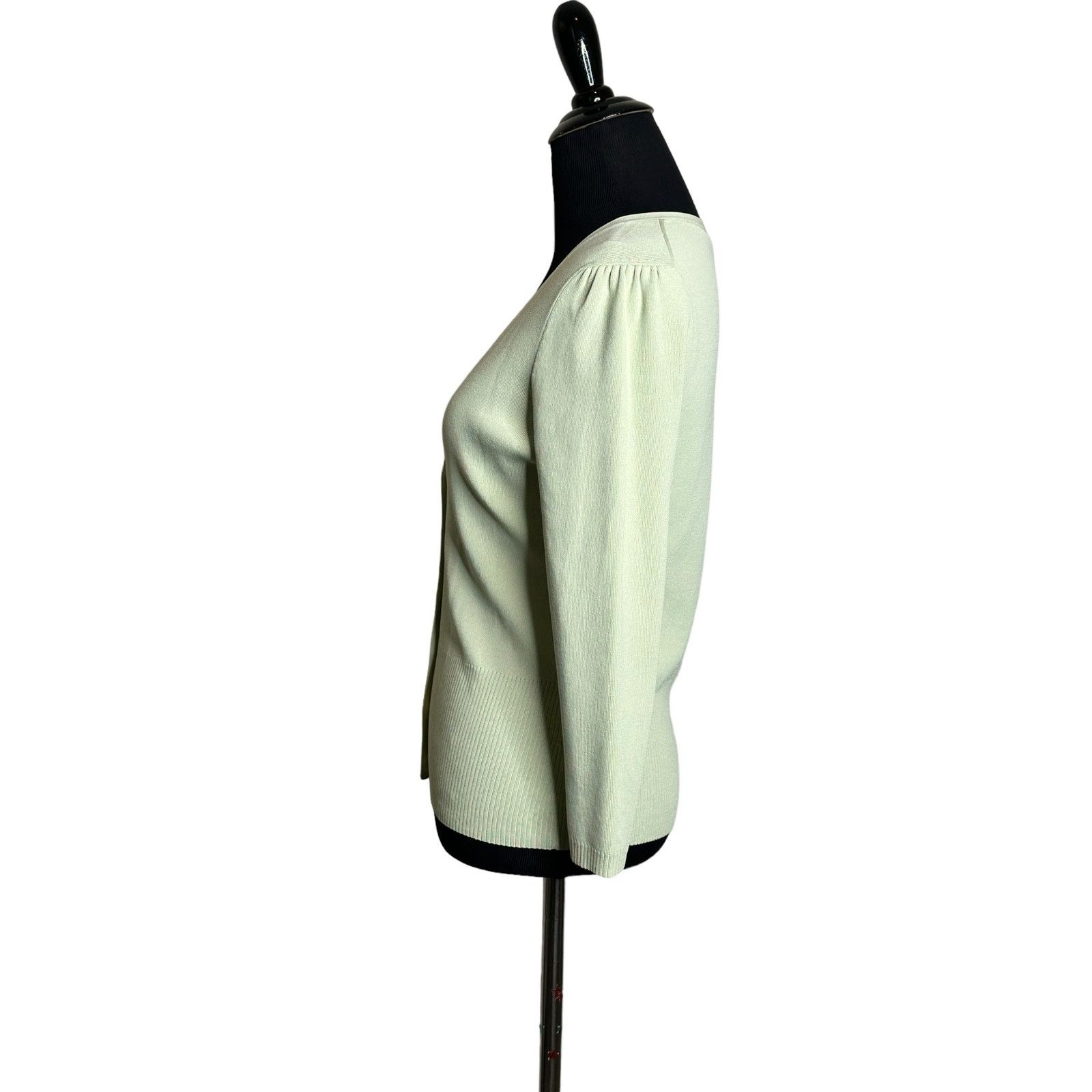 Loft Loft light green 3/4 sleeves button cardigan size small Size S / US 4 / IT 40 - 6 Thumbnail