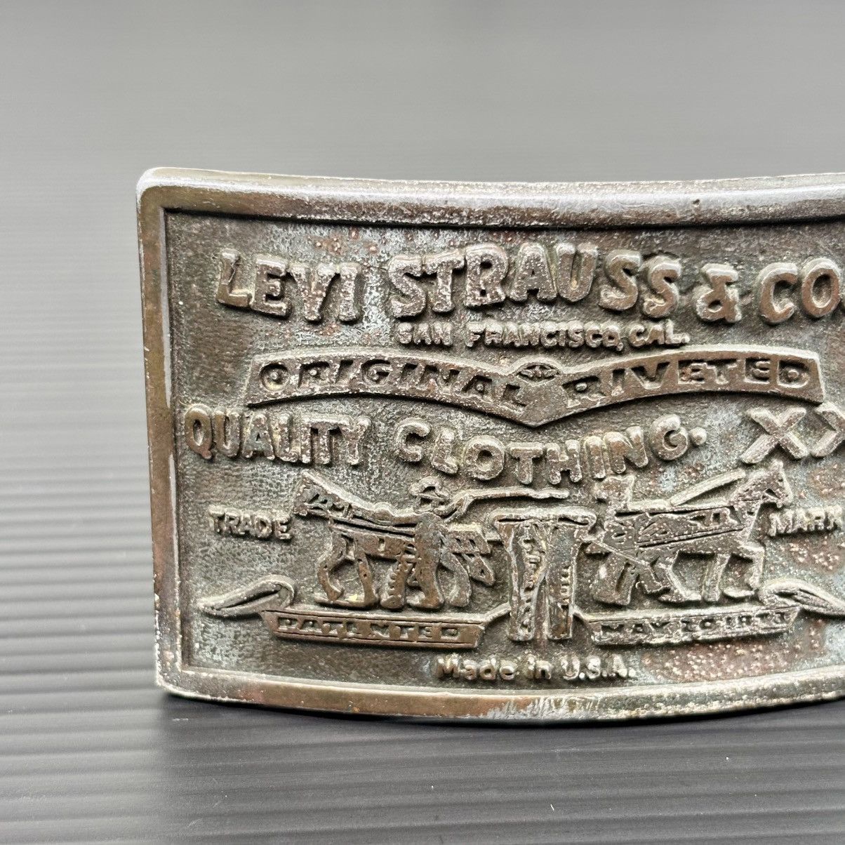 Levi's Vintage Levi Strauss & Co. Original Rivited Belt Buckle Size ONE SIZE - 5 Thumbnail