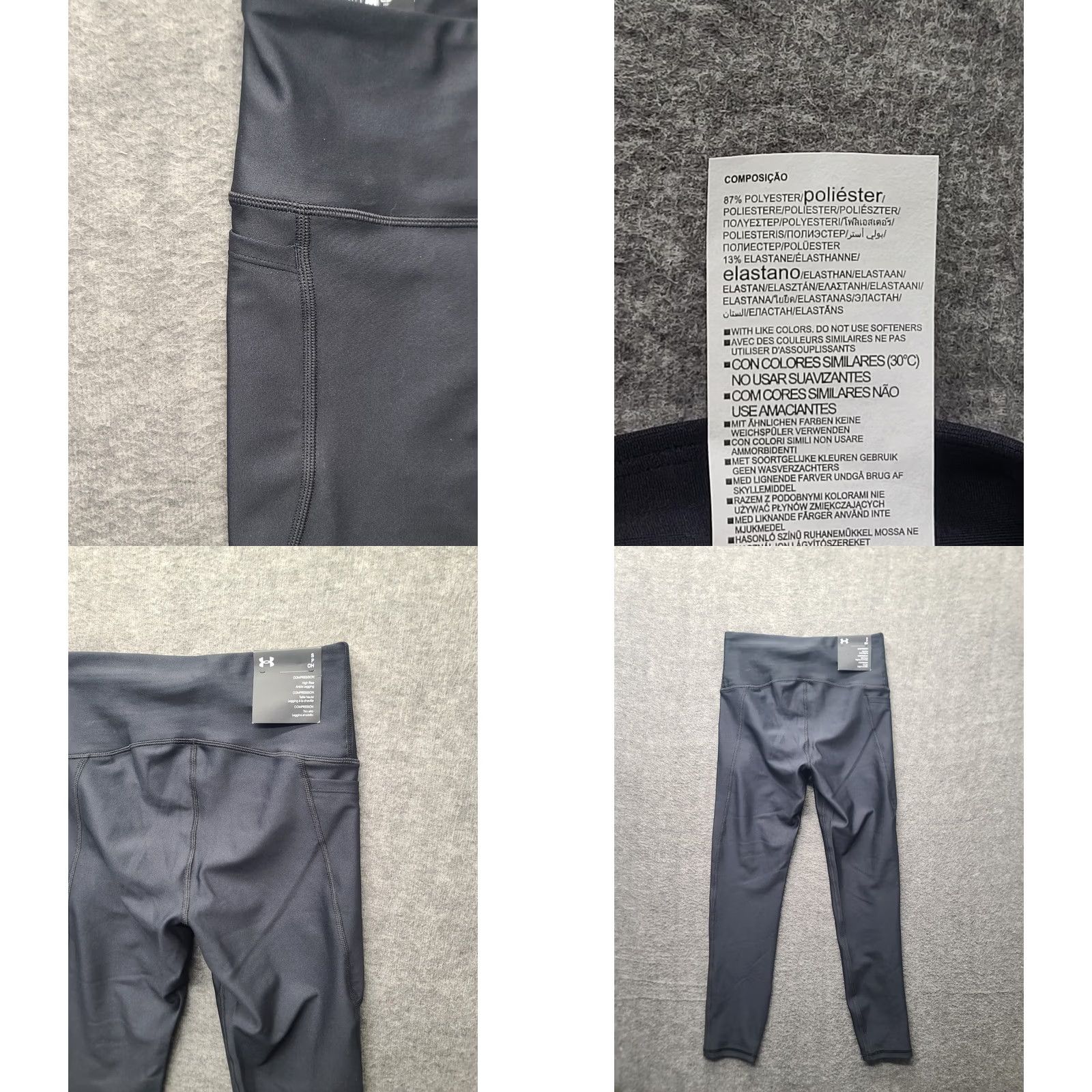 Under Armour Under Armour Leggings Womens S Tech Compression Fit Hi Ankle Athleisure Size 28" / US 6 / IT 42 - 8 Thumbnail