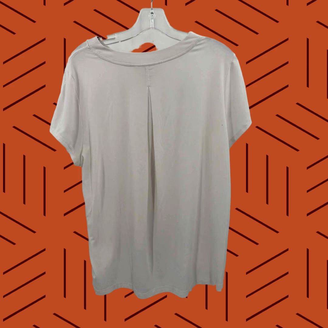 Athleta Athleta White Small T-shirt Size S / US 4 / IT 40 - 1 Thumbnail