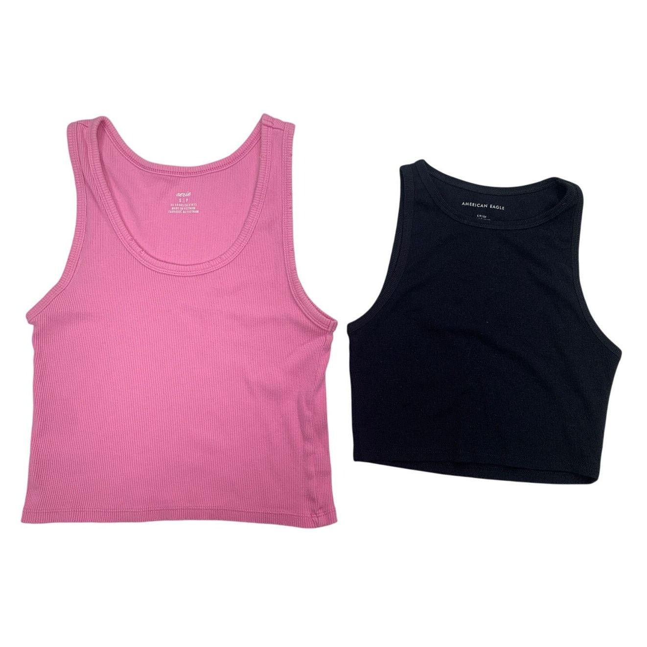 American Eagle Outfitters 2 New American Eagle Womens Small Sleeveless Tank Tops Size S / US 4 / IT 40 - 1 Thumbnail