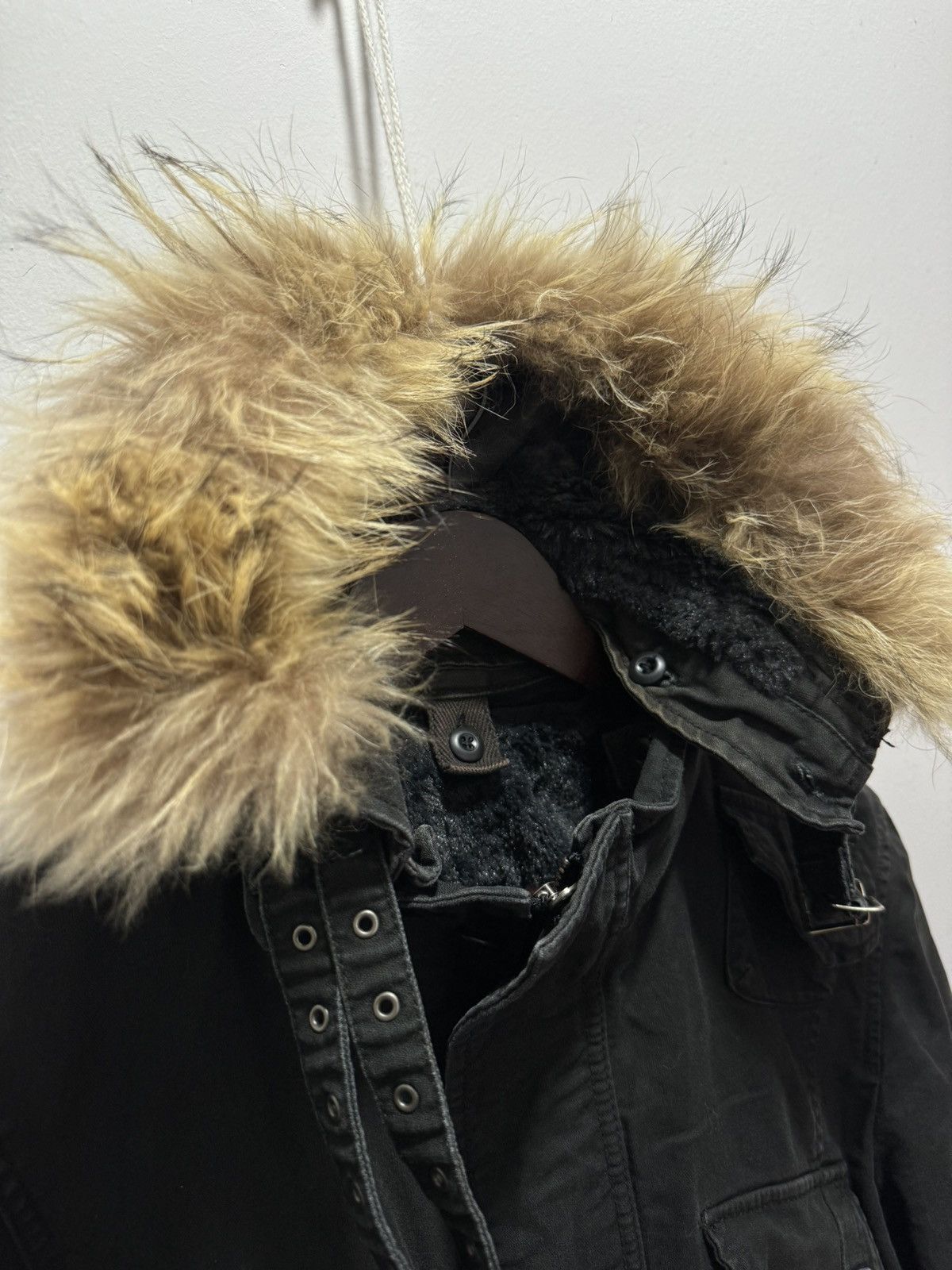 Vintage VINTAGE PPFM LGB STYLE FUR HOODIE JACKET Size M / US 6-8 / IT 42-44 - 7 Thumbnail