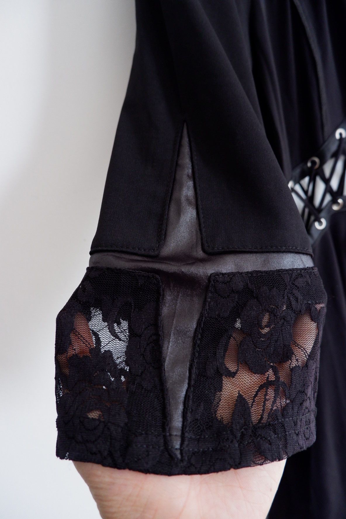 Japanese Brand Mad Girl Punk Gothic Embroidered Dragon Laces Dress Size M / US 6-8 / IT 42-44 - 5 Thumbnail