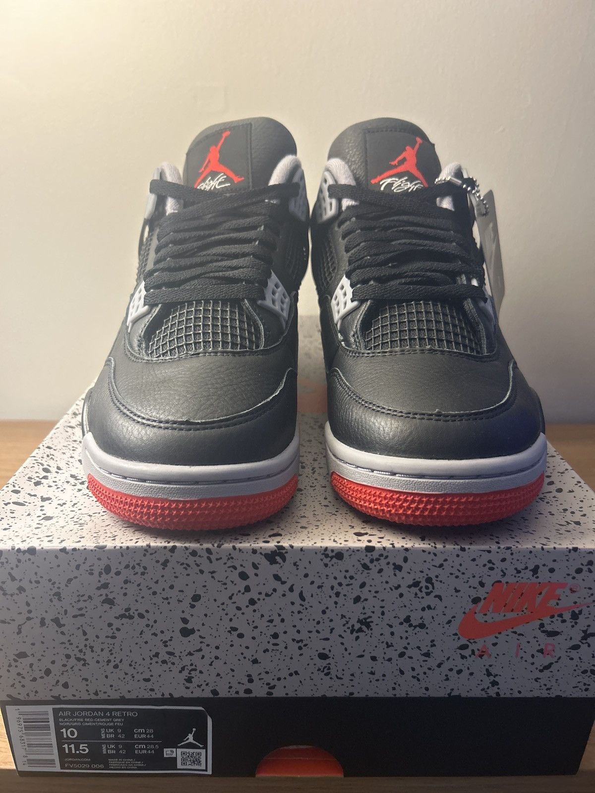 Jordan Brand Jordan 4 bred reimagined Size US 10 / EU 43 - 4 Thumbnail