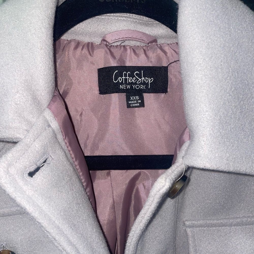Other Coffee shop grey/light purple pea coat Size XXS / US 00 / IT 34 - 2 Thumbnail