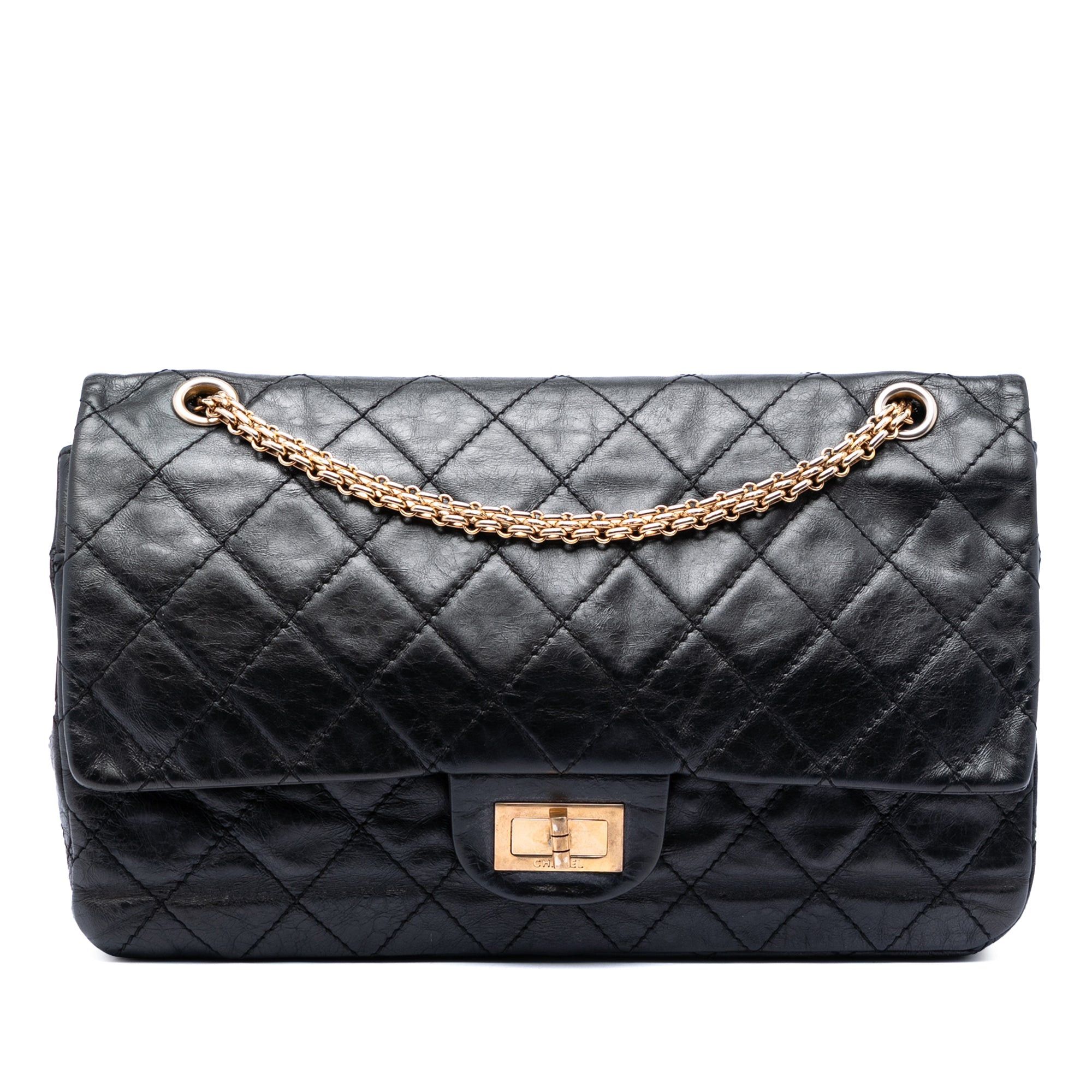 Chanel Quilted Aged Calfskin Reissue 2.55 Double Flap 227 Size ONE SIZE - 1 Thumbnail