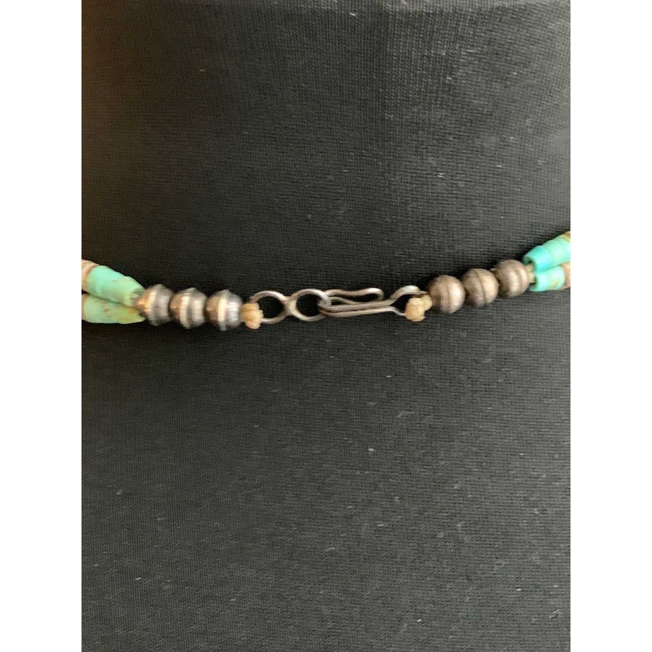 Vintage Native American Turquoise Kewa Santo Domingo Heishi Necklace Size ONE SIZE - 10 Thumbnail