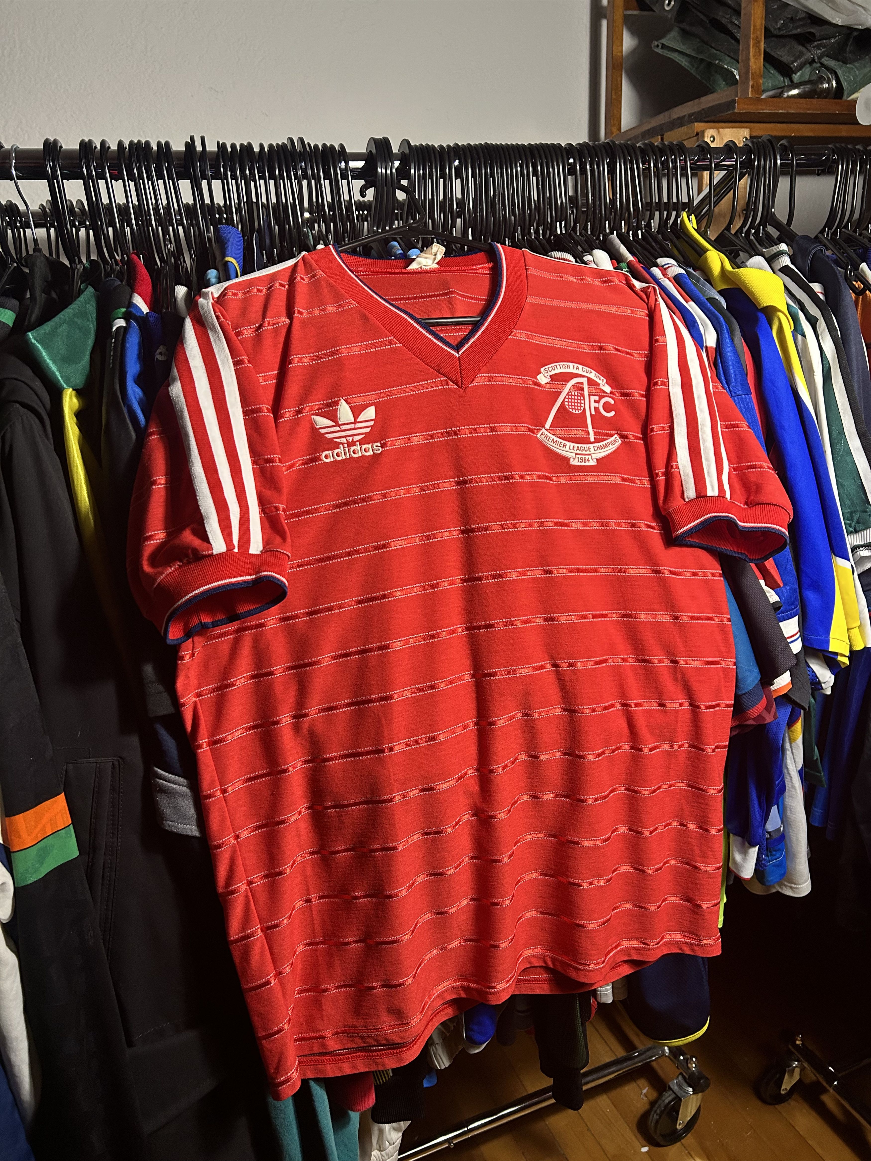 Adidas Aberdeen 1984/85 Home Adidas 'Double Winners' Home Jersey Size US L / EU 52-54 / 3 - 1 Thumbnail