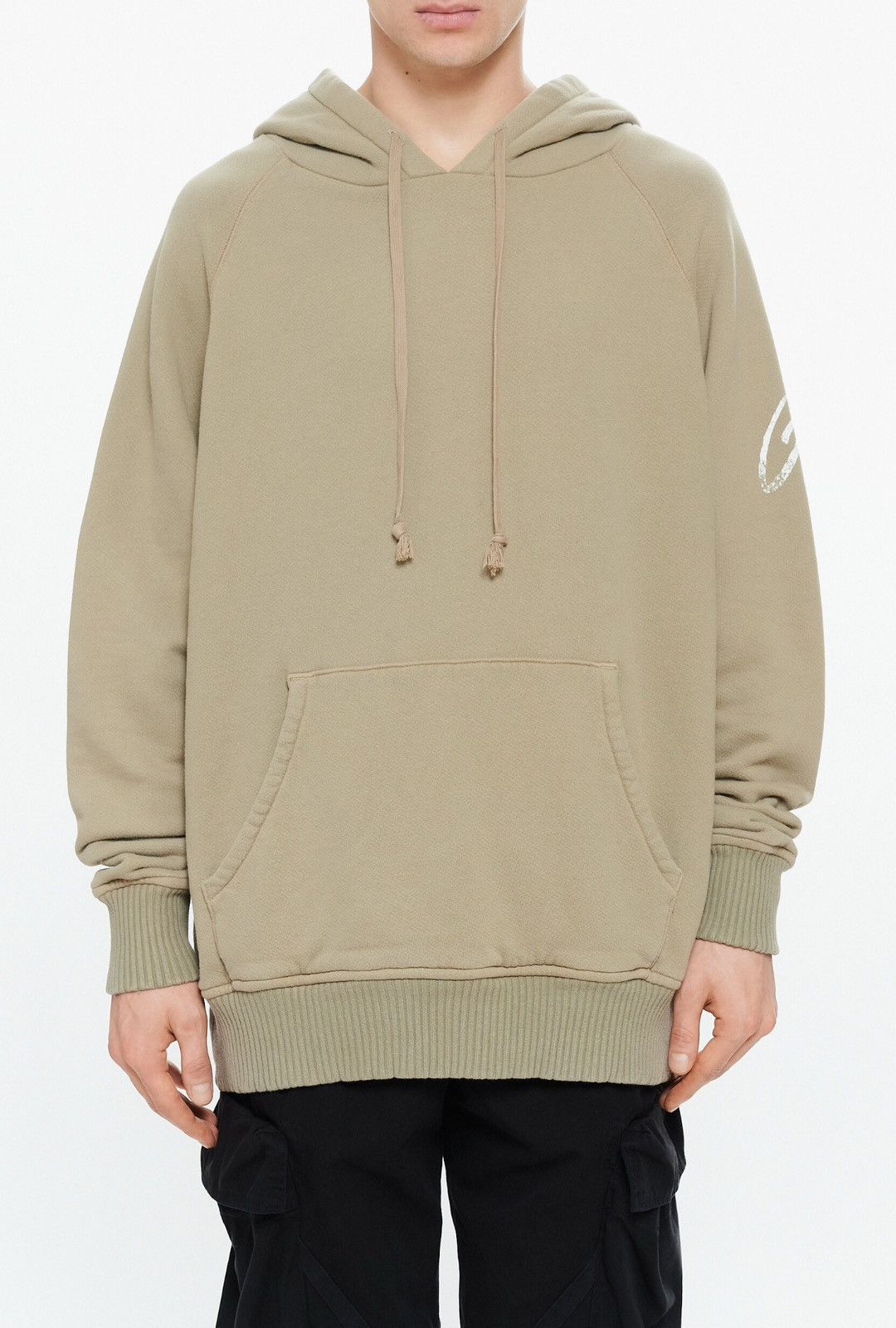 Greg Lauren Last Size Greg Lauren Khaki Cotton Oversized Hoodie Size US XL / EU 56 / 4 - 1 Thumbnail