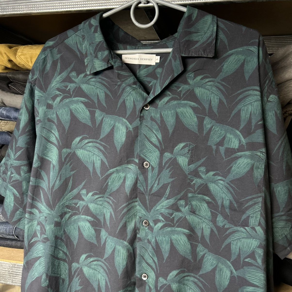 Other Designer Desmond Dempsey Graphic Luxury button sleep shirt Size US L / EU 52-54 / 3 - 2 Thumbnail