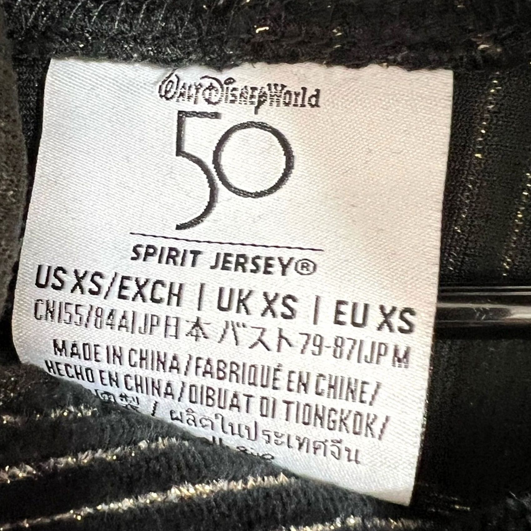 Disney Walt Disney 50th Anniversary Luxe Corduroy Black Spirit Jersey XS Hoodie Unisex Adults Pullover Mens Womens Girls Boys Size XS / US 0-2 / IT 36-38 - 7 Thumbnail