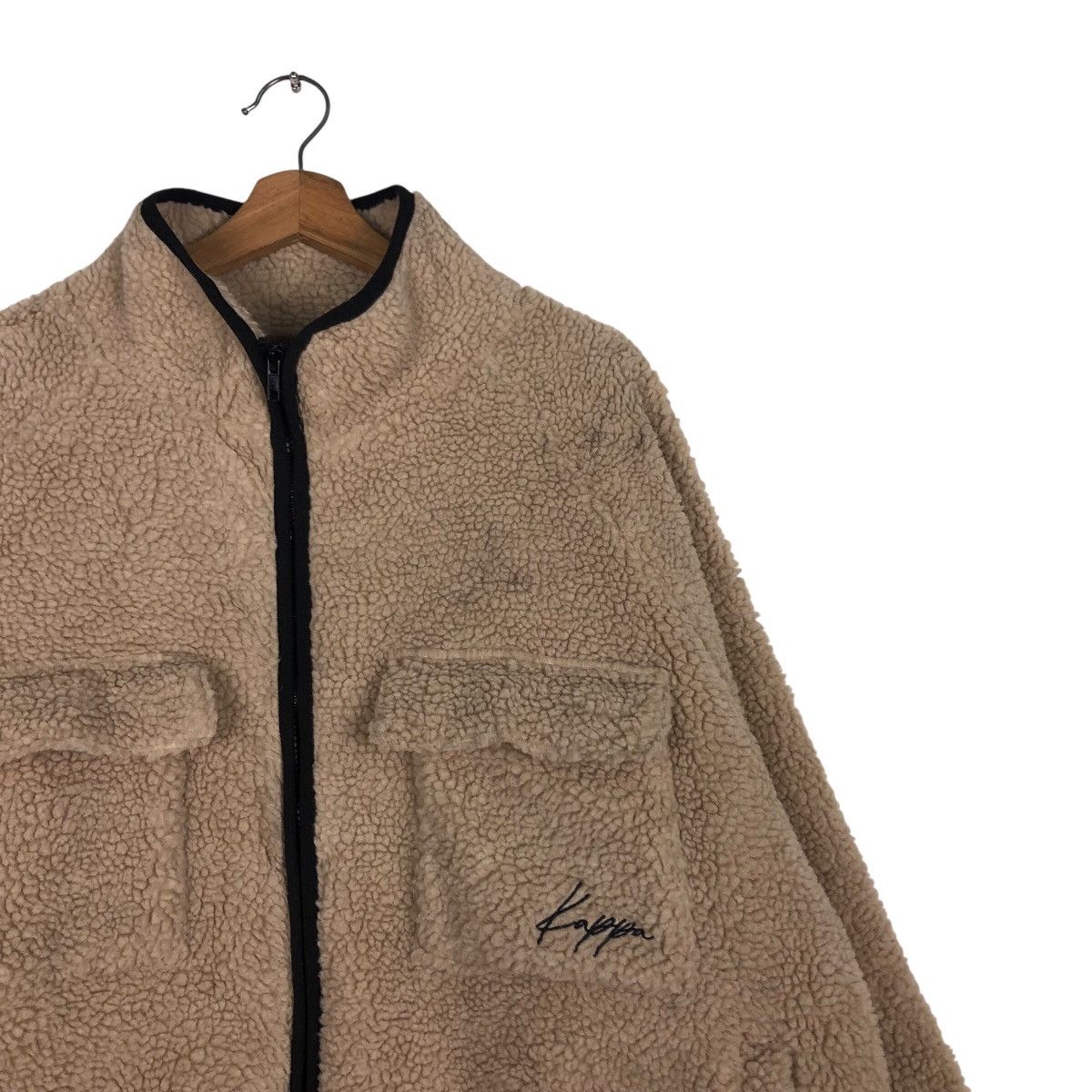 Japanese Brand 📌Vintage Bomber Jacket Fleece Sherpa Kappa Big Logo Anorak Size US M / EU 48-50 / 2 - 7 Thumbnail