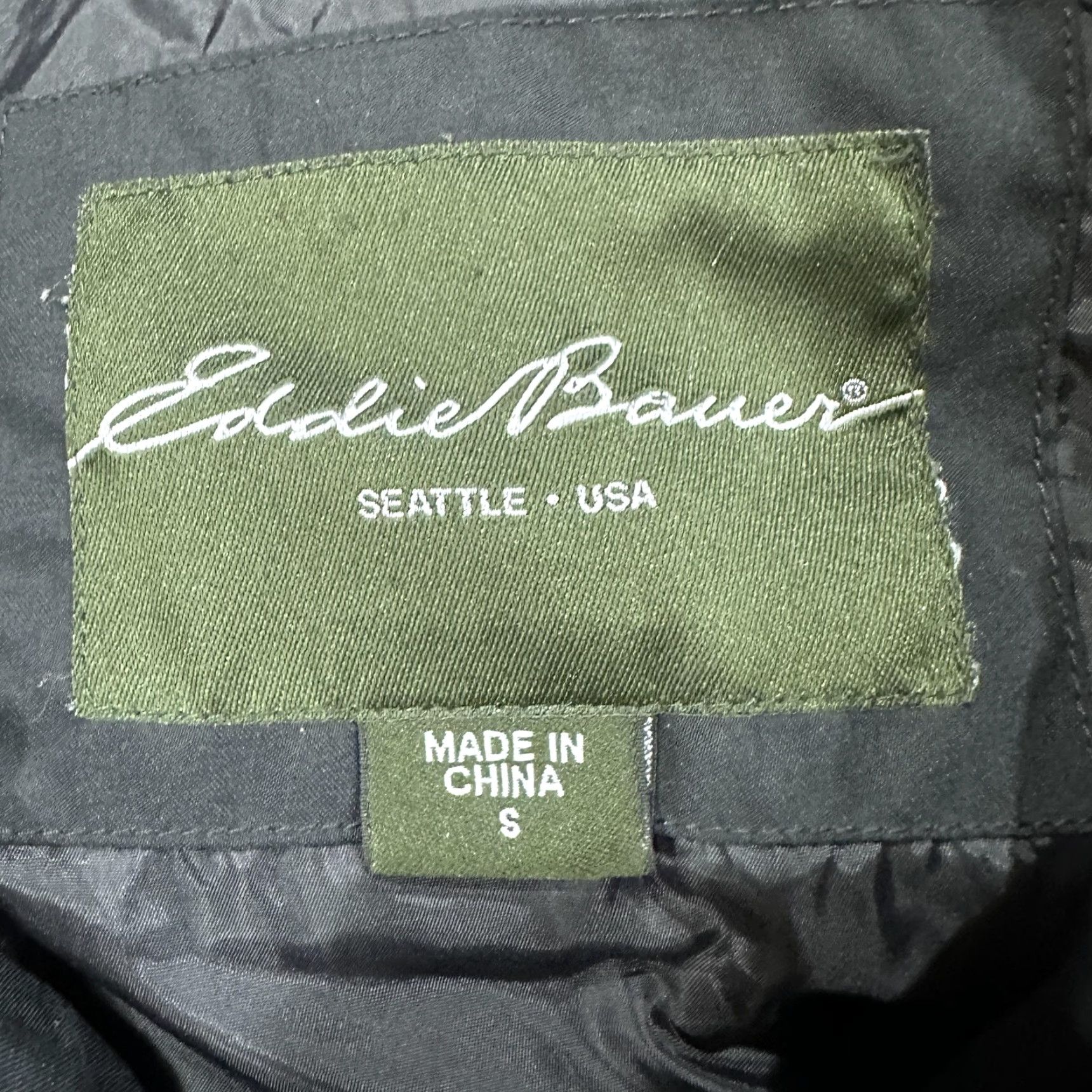 Eddie Bauer VINTAGE Eddie Bauer Vest Men S Black Goose Down Puffer EB550 Quilted Insulated Size US S / EU 44-46 / 1 - 6 Thumbnail