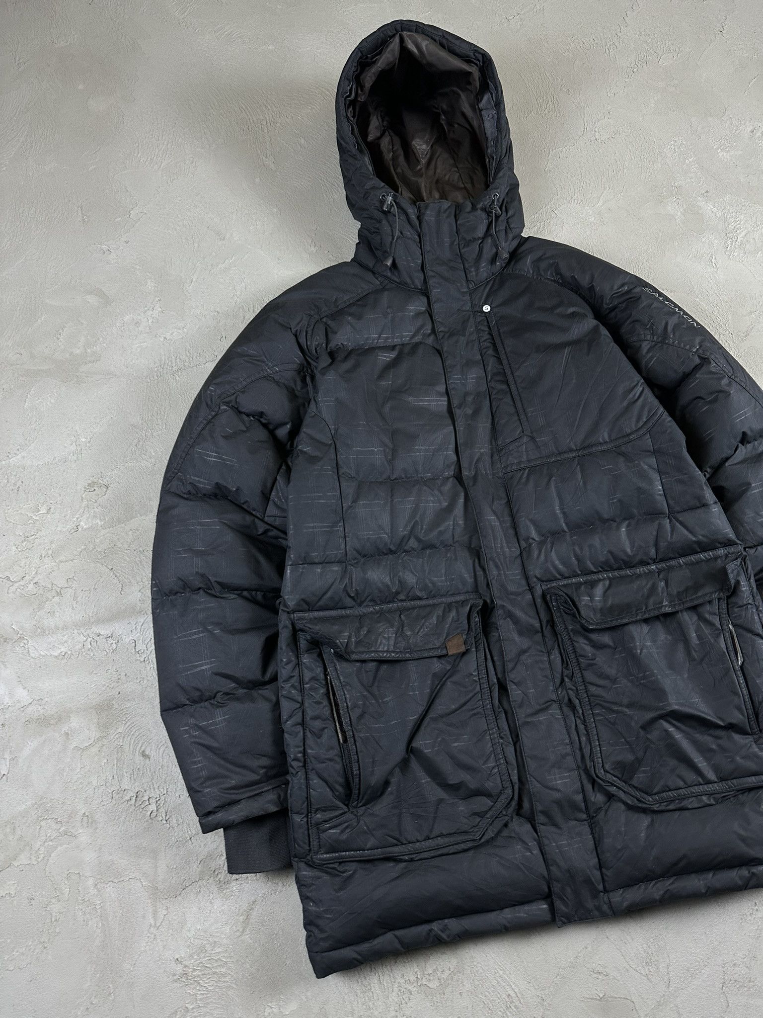 Salomon Salomon Down Puffer Gorpcore Jacket Size US M / EU 48-50 / 2 - 2 Thumbnail