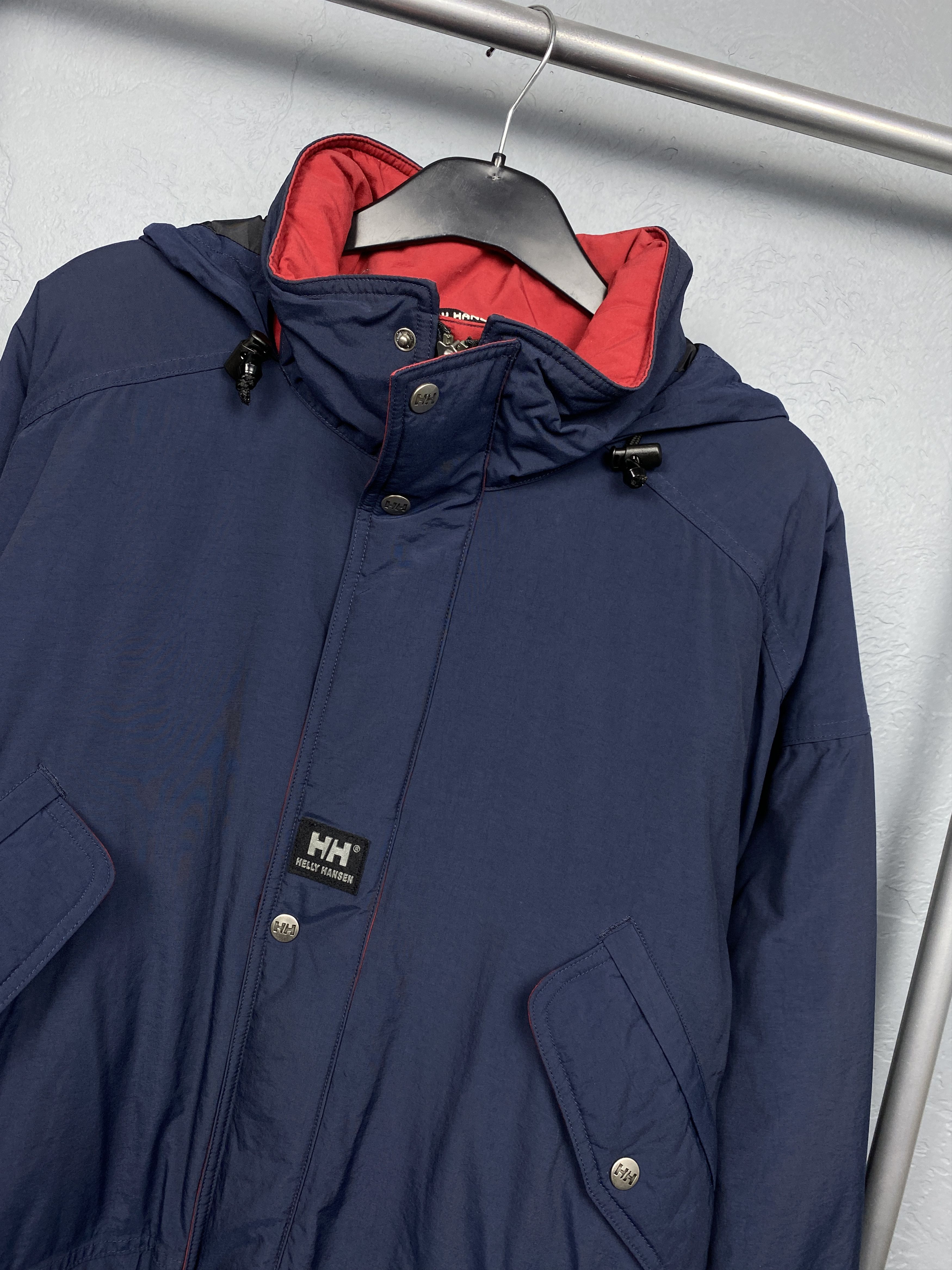 Helly Hansen × Vintage Helly Hansen 90s Vintage Mens Nylon Insulated Jacket Size US L / EU 52-54 / 3 - 2 Thumbnail