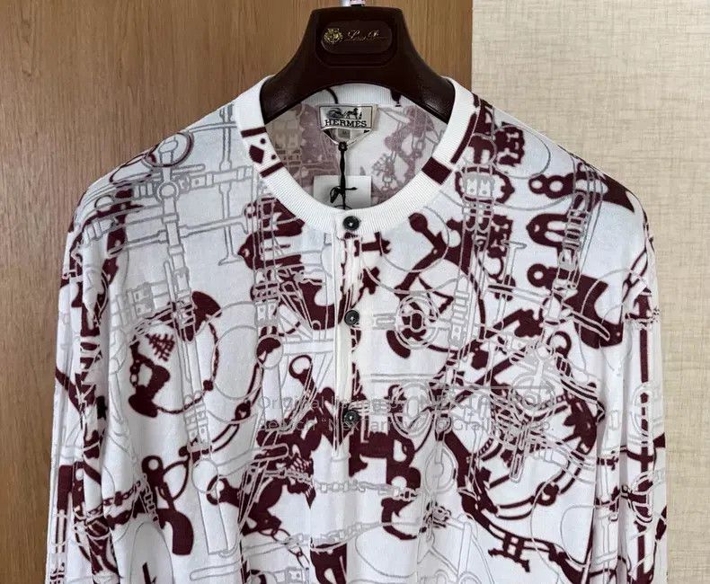 Hermes Hermes Men's knitted sweater Size US M / EU 48-50 / 2 - 2 Thumbnail