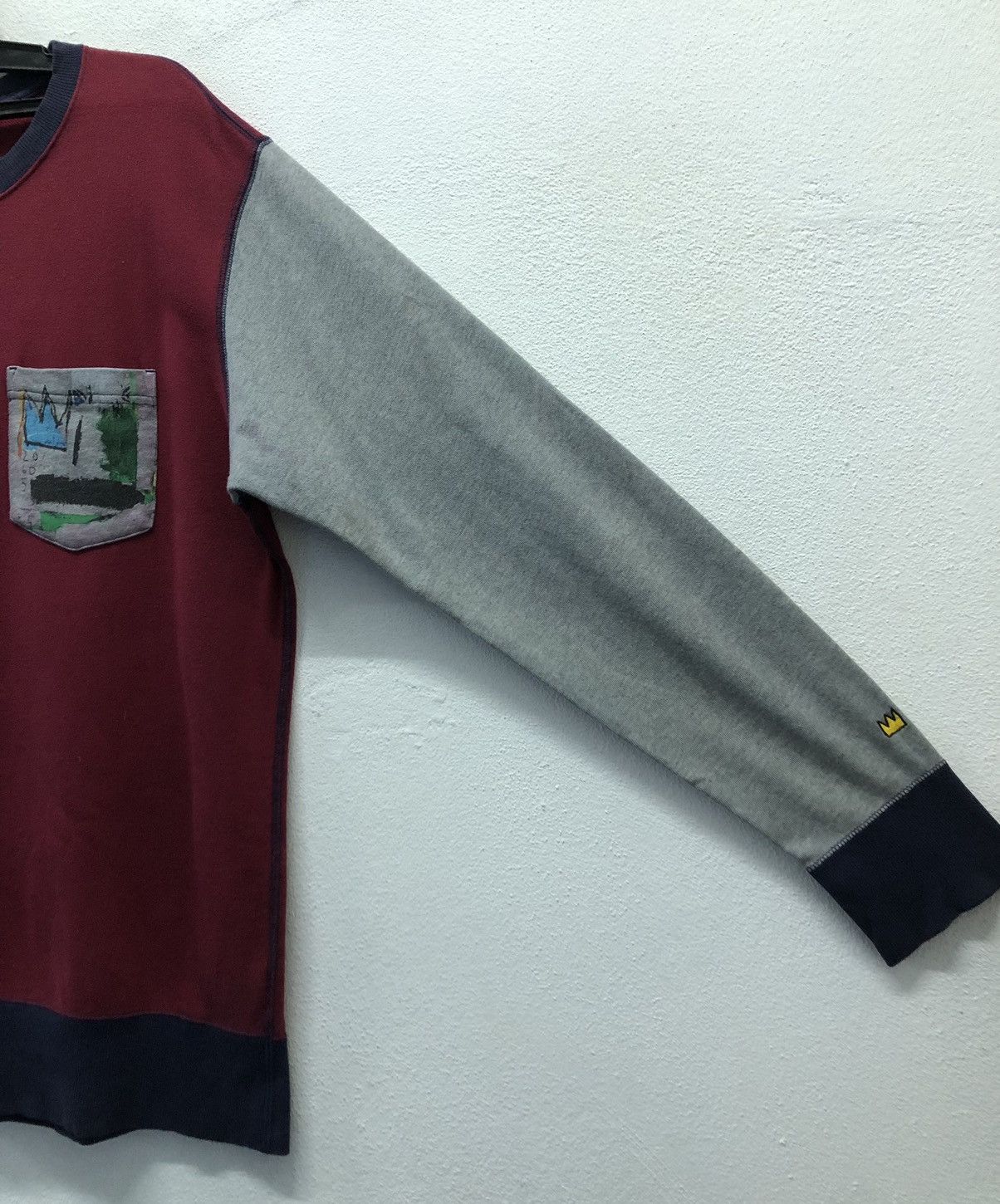 Jean-Michel Basquiat × Uniqlo × Vintage Vintage Uniqlo SPRZNY Jean-Michel Basquiat Sweatshirt Size US XL / EU 56 / 4 - 4 Thumbnail