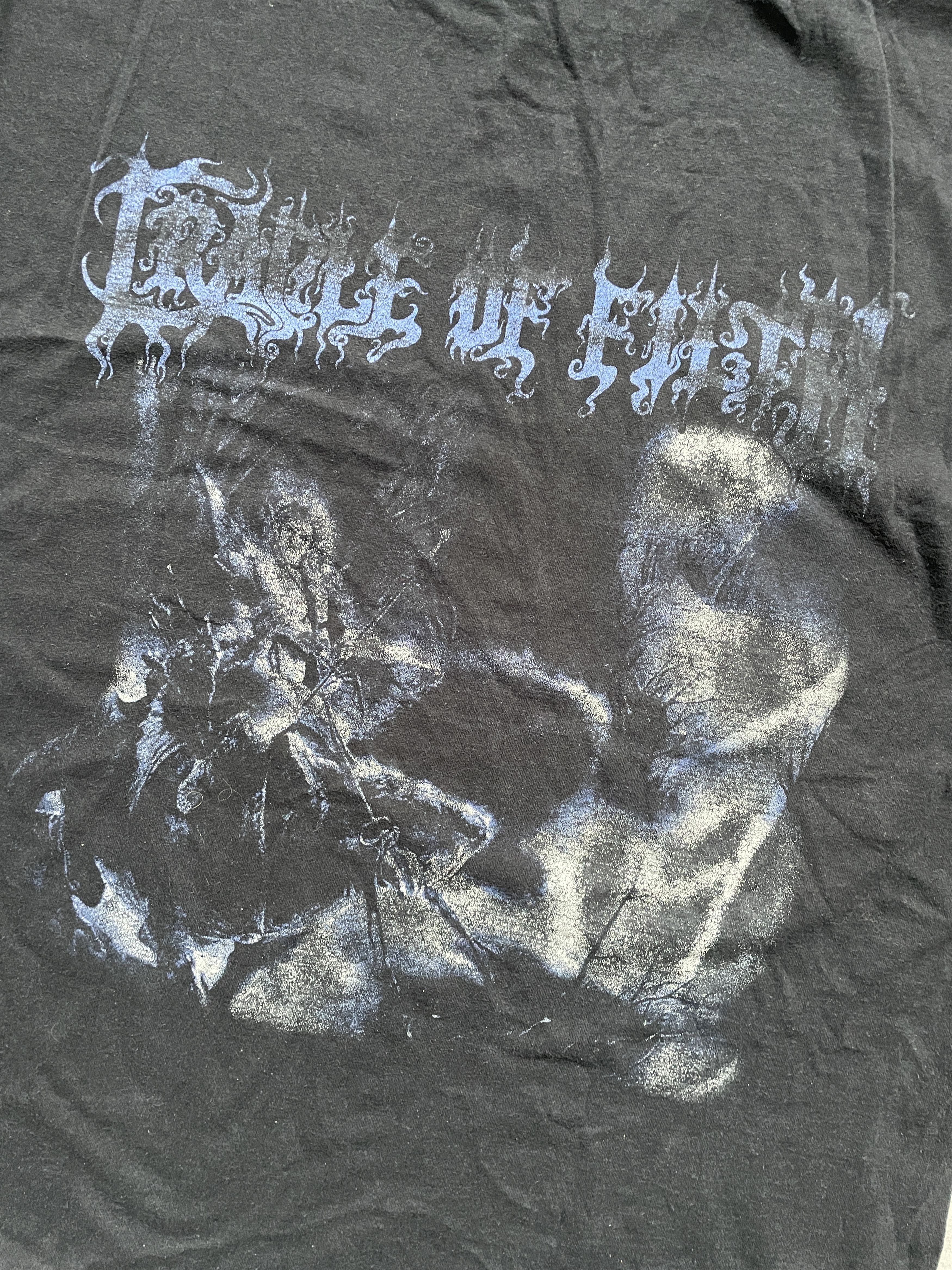 Vintage VINTAGE 90S CRADLE OF FILTH BLACK WASHED TEES Size US XL / EU 56 / 4 - 4 Thumbnail