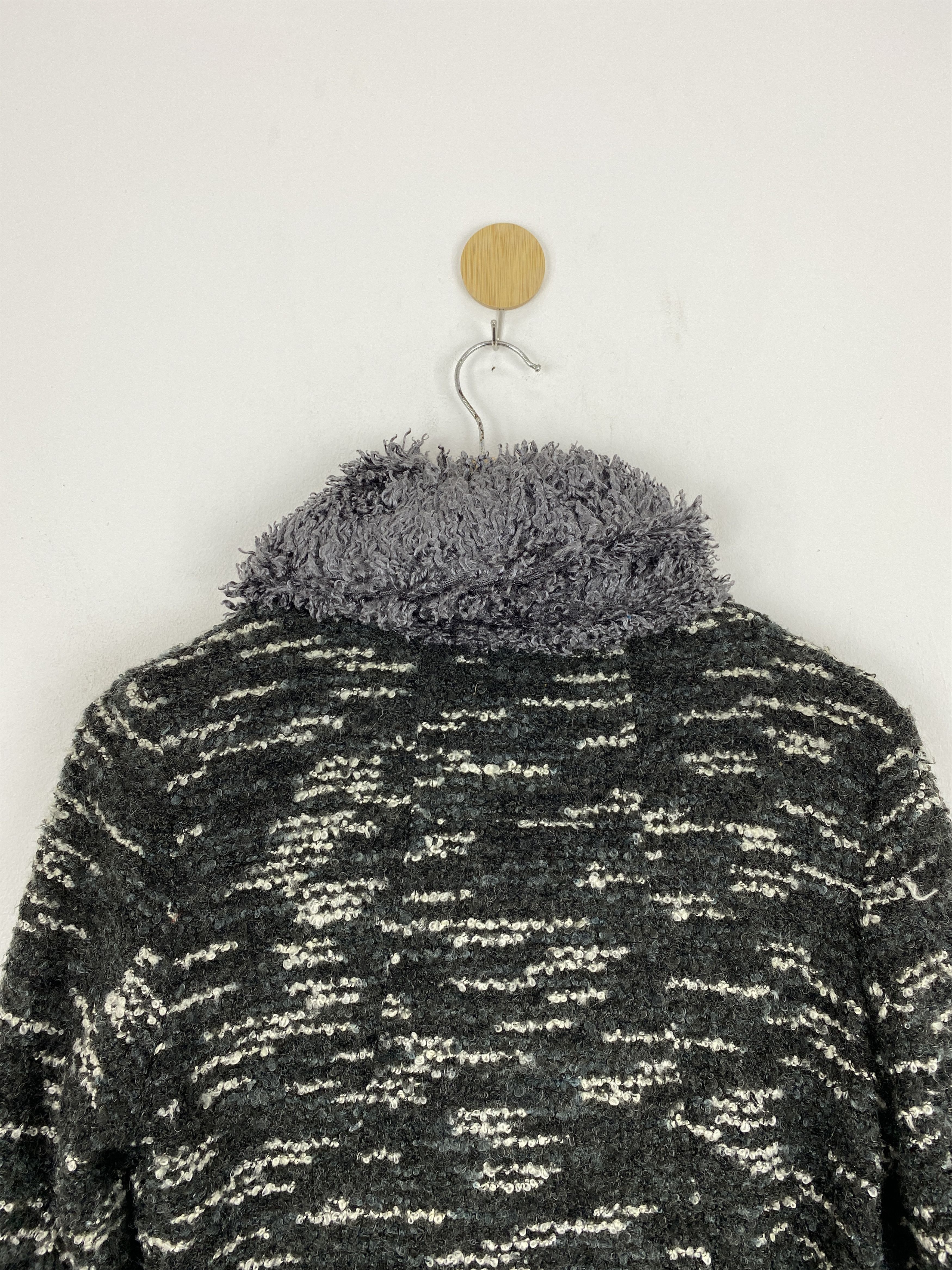 If Six Was Nine × Japanese Brand Vintage Japanese Brand Sherpa Knit Wool Jacket MJ0069Z Size US M / EU 48-50 / 2 - 4 Thumbnail