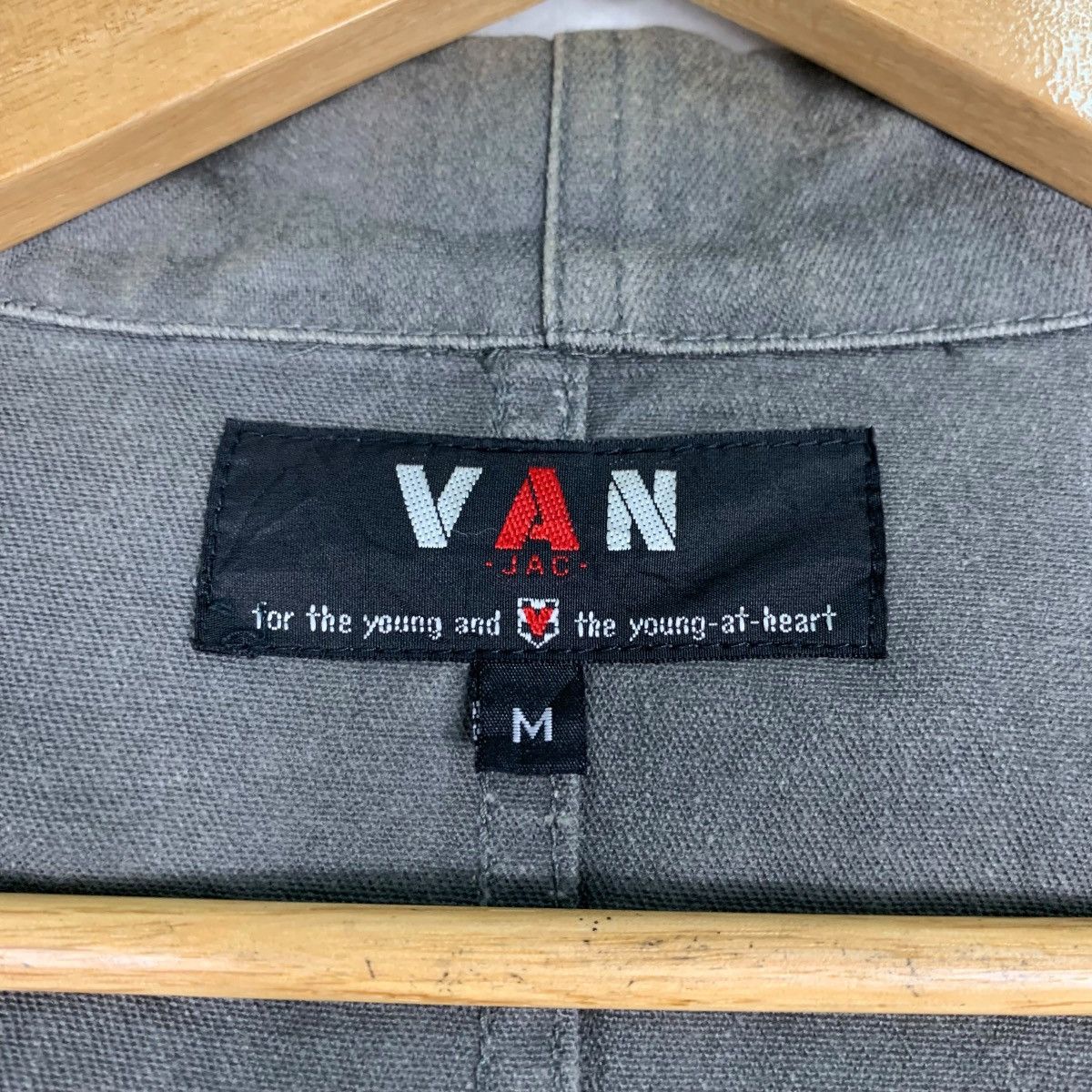Japanese Brand VAN JAC Gray Parka Chore Jacket #1005-C45 Size US M / EU 48-50 / 2 - 16 Thumbnail