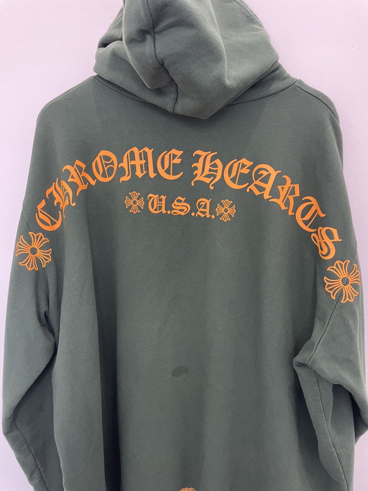 Chrome Hearts Chrome Hearts T-Bar logo Hoodie Dark Green Size US XL / EU 56 / 4 - 7 Thumbnail