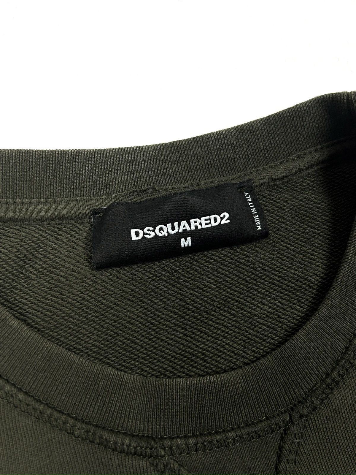 Dsquared2 Luxury Dsquared2 Superior Graphic Sweatshirt Green Vintage Size US M / EU 48-50 / 2 - 12 Thumbnail