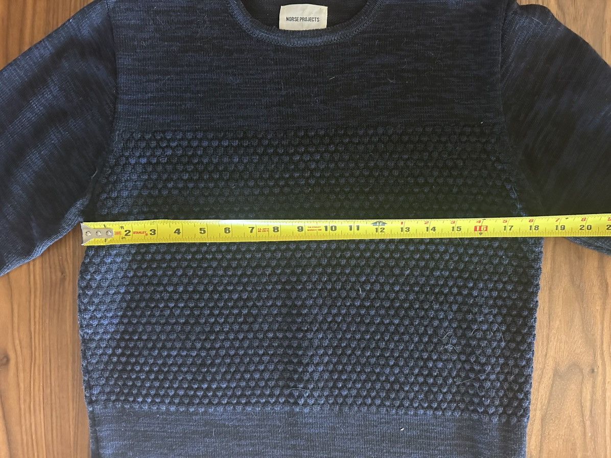 Norse Projects Navy Bubble Knit Sweater Size US M / EU 48-50 / 2 - 4 Thumbnail