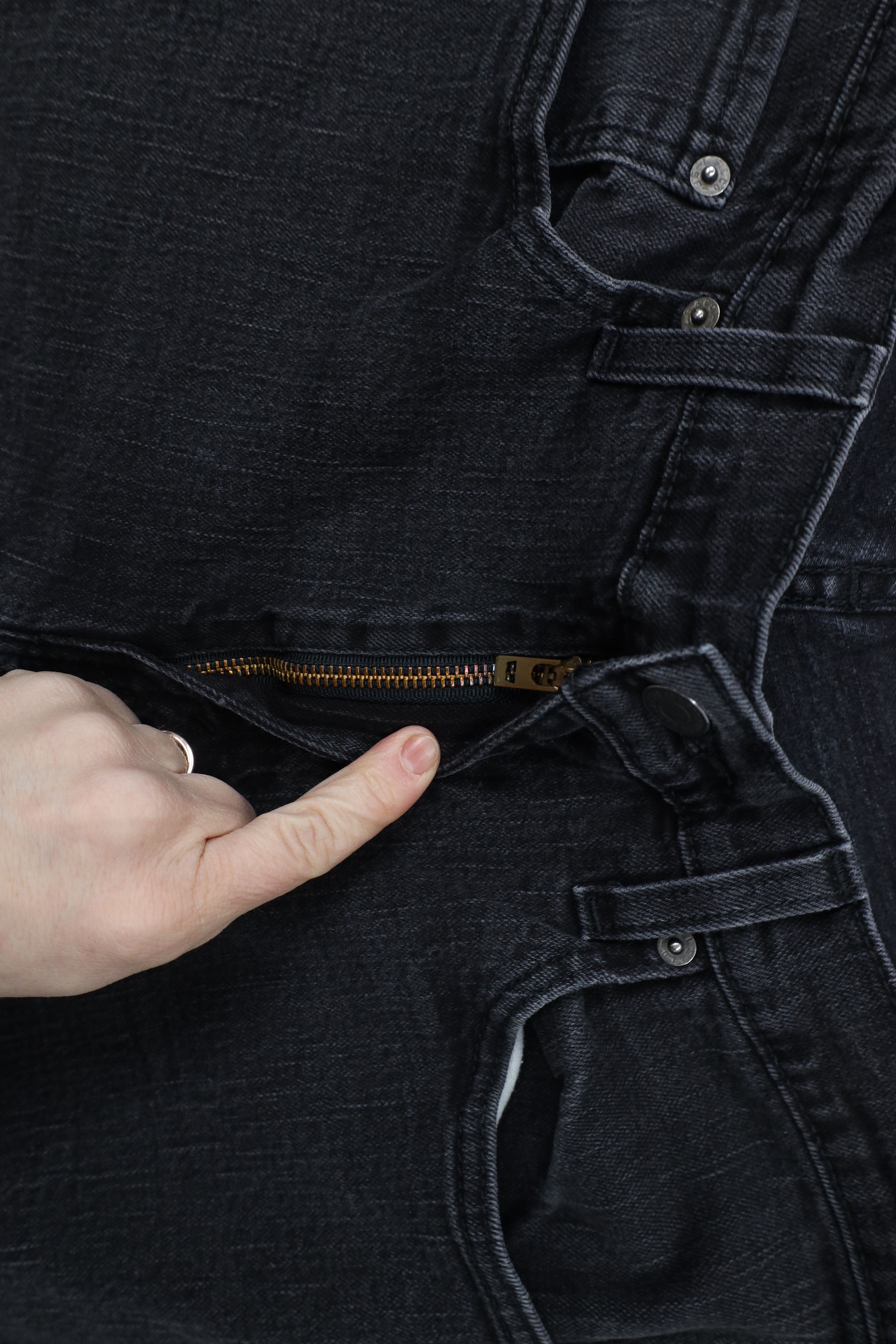 Levi's × Vintage Vintage Y2K Levis 569 Stretch Loose Straight Wide Leg Jeans Size US 34 / EU 50 - 5 Thumbnail
