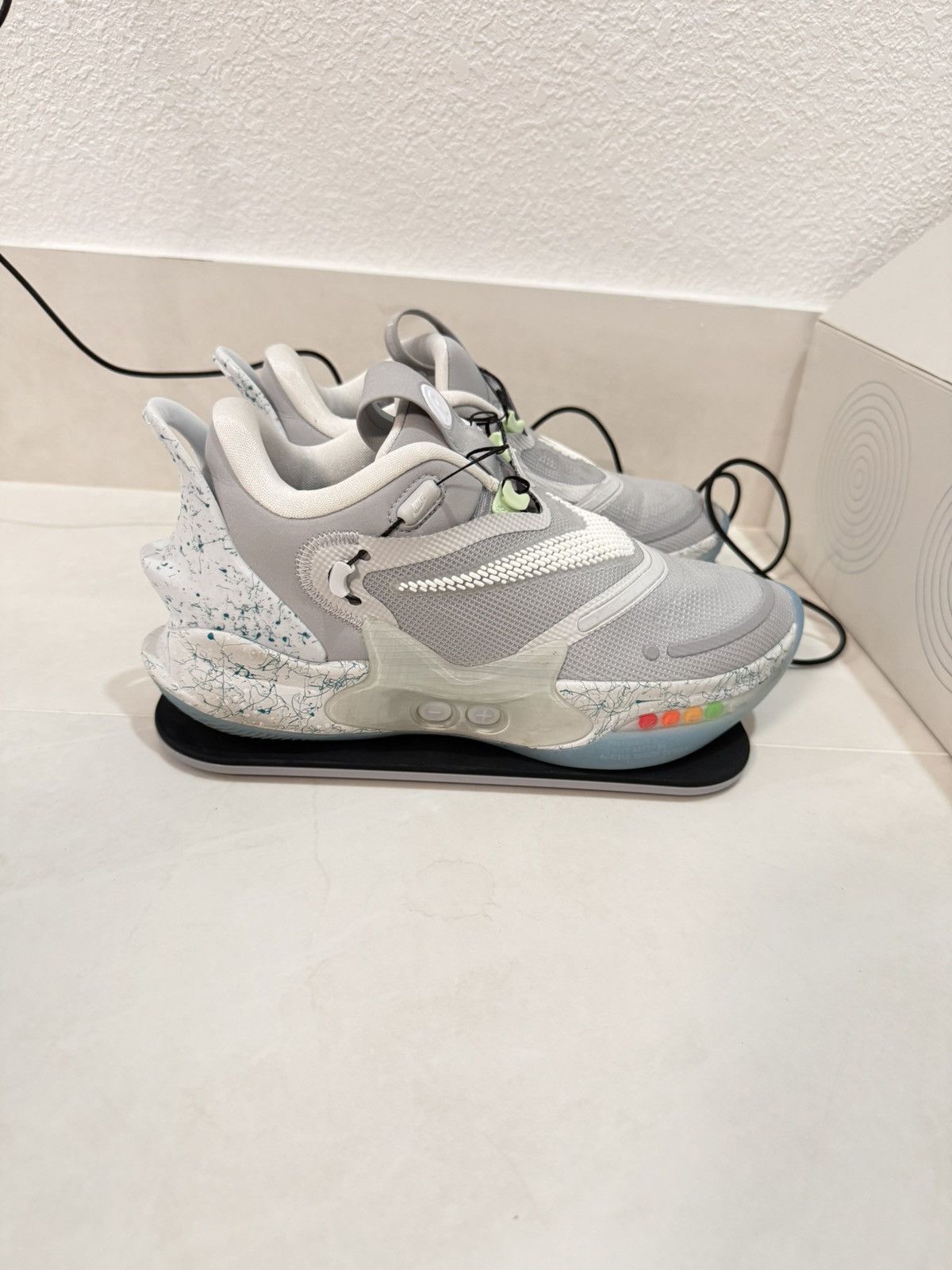 Nike Nike Adapt BB 2.0 Mag Size 7.5 Wolf Grey/White-Light Aqua Size US 7.5 / EU 40-41 - 12 Thumbnail
