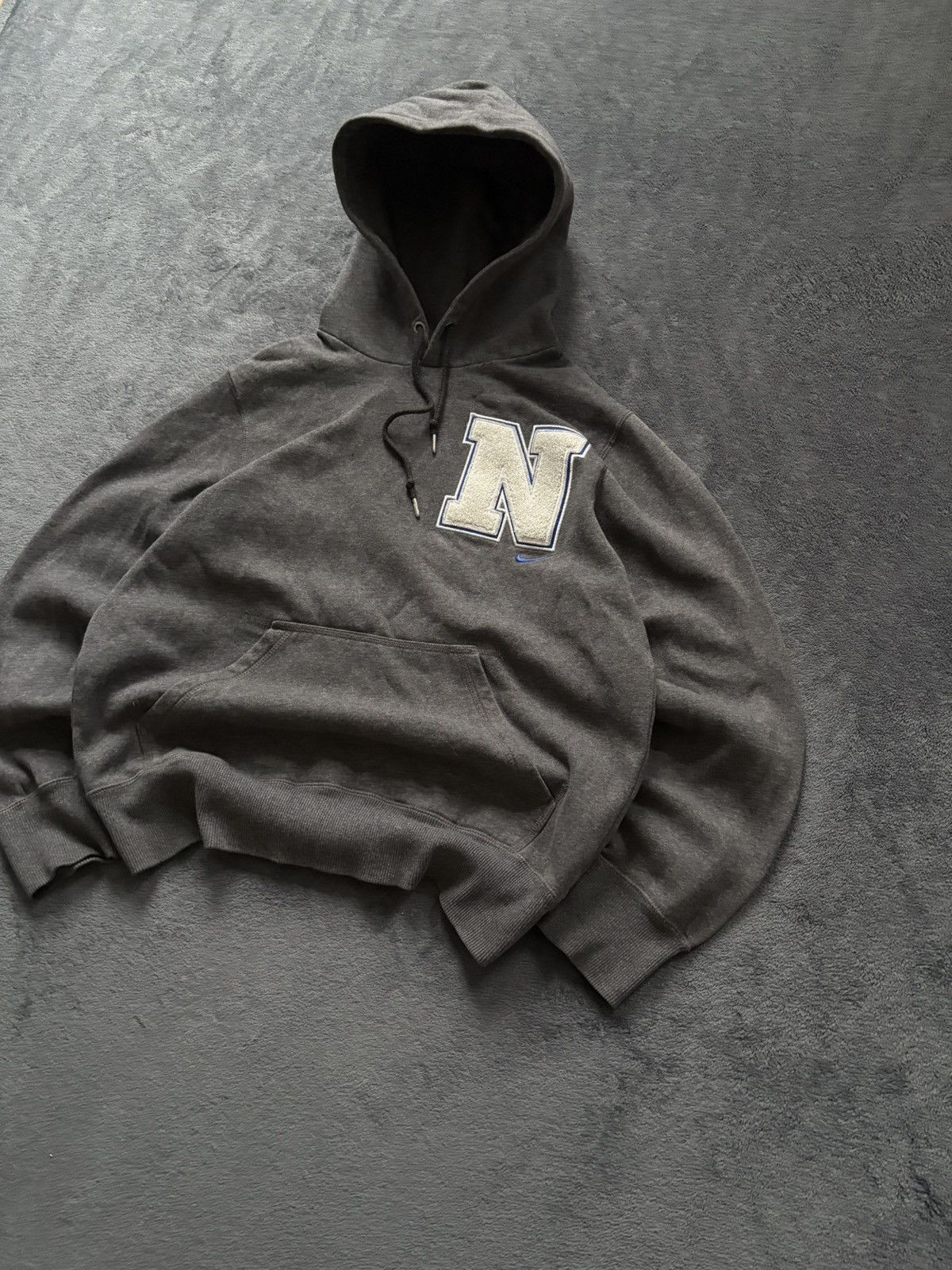 Nike 00s Vintage Nike 3D Fleece Logo Retro Oversized Hoodie Y2K Size US S / EU 44-46 / 1 - 2 Thumbnail