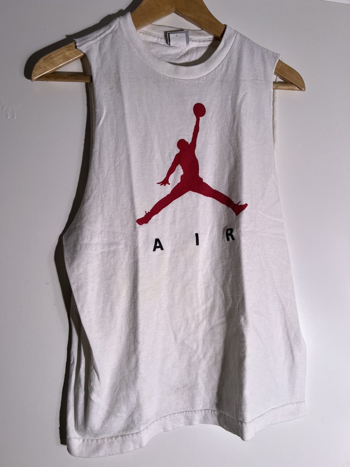 Vintage Y2K 2000’s VTG Vintage Air Jordan Basketball Logo Tank Top Size US XS / EU 42 / 0 - 1 Thumbnail