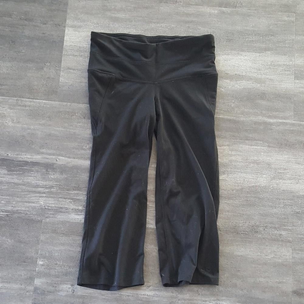 Designer Black Champion Athletic Capri Size 28" / US 6 / IT 42 - 1 Thumbnail
