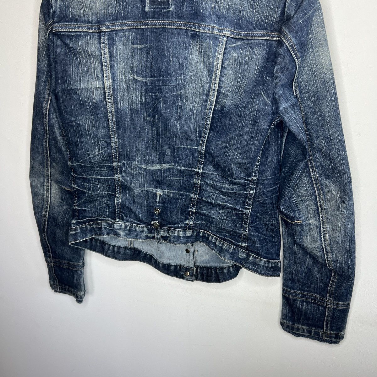 Marithe + Francois Girbaud Vintage Marithe Francois Girbaud Denim Jeans Jacket 30 USA Size M / US 6-8 / IT 42-44 - 7 Thumbnail