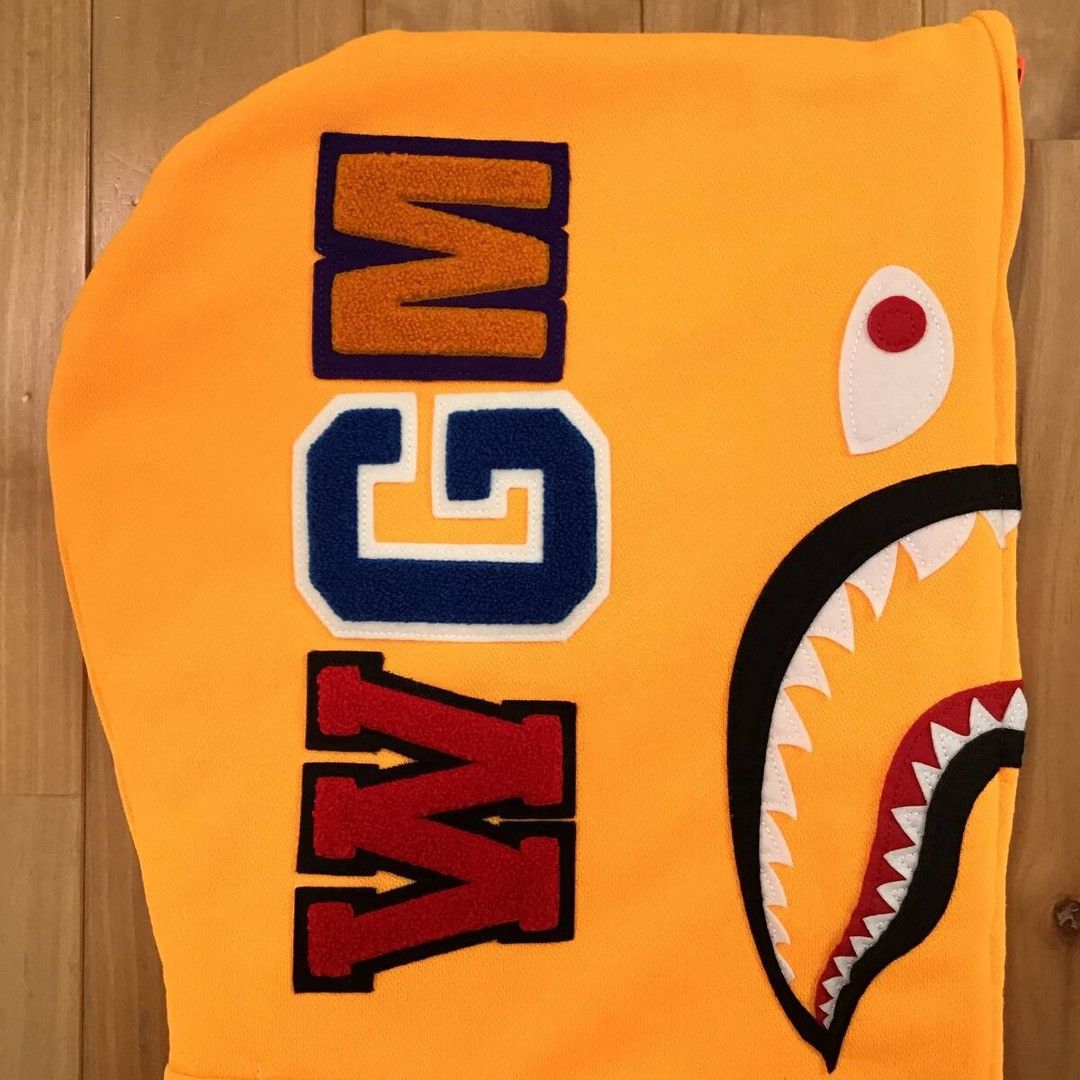 Bape BAPE Neon Shark Full Zip Hoodie a bathing ape Size US L / EU 52-54 / 3 - 4 Thumbnail