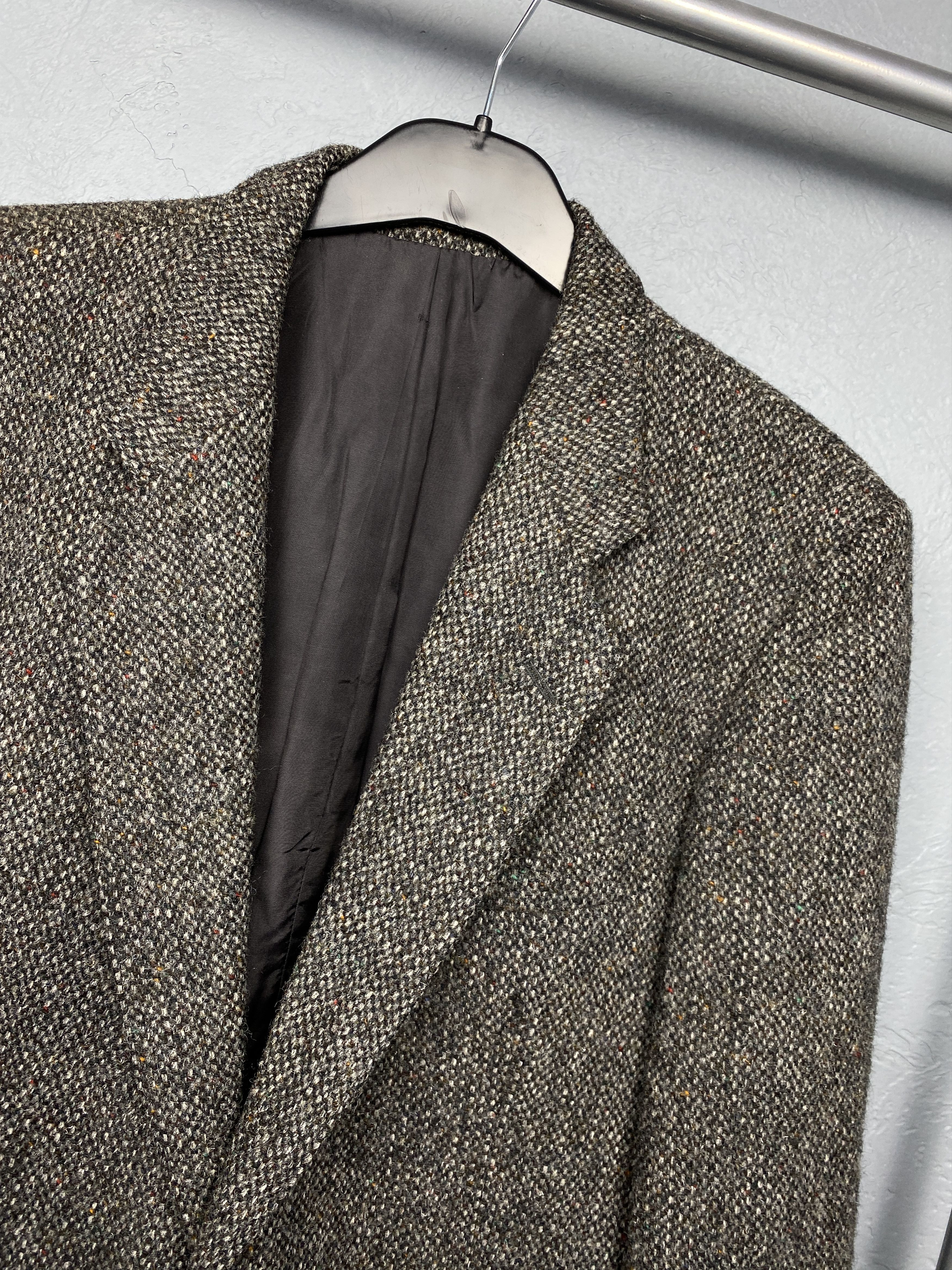 Harris Tweed Harris Tweed Wool St Michael Two Buttons Blazer Jacket Size US M / EU 48-50 / 2 - 2 Thumbnail