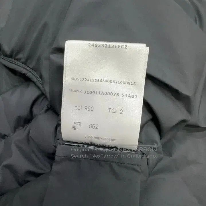 Moncler Moncler MOUNIER SS24 Striped Down Bomber Jacket. Size US S / EU 44-46 / 1 - 4 Thumbnail