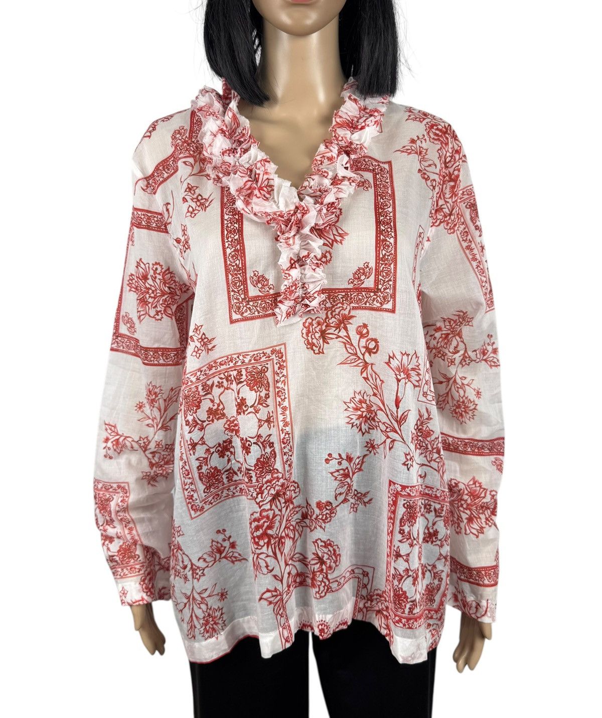 Other Semicouture Printed Floral Blouse Cotton size 44 Size M / US 6-8 / IT 42-44 - 2 Thumbnail