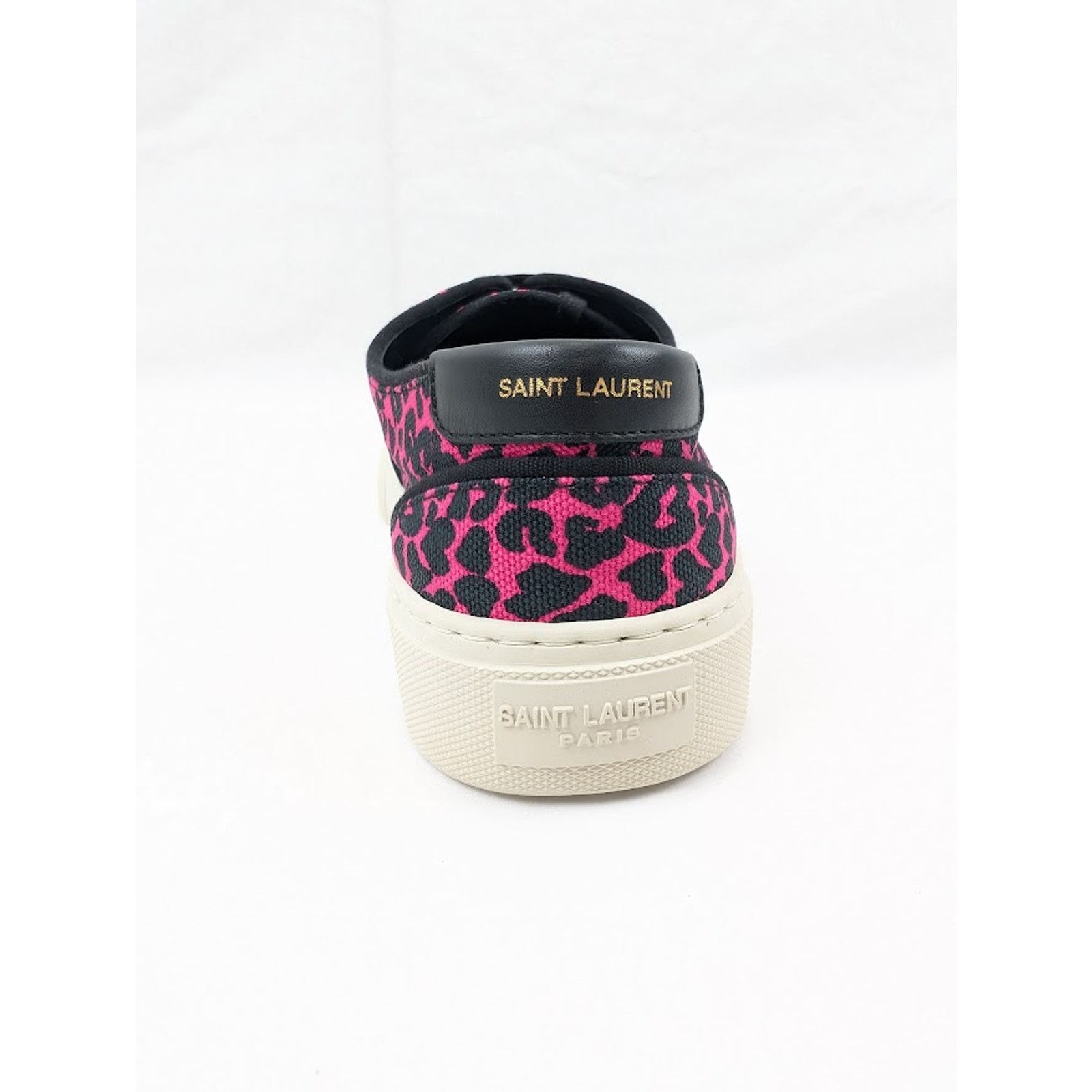 Saint Laurent Paris o1rshd1 Women's Venice Low Top SL Sneakers in Fuxia Nero 41 Size US 11 / IT 41 - 10 Thumbnail