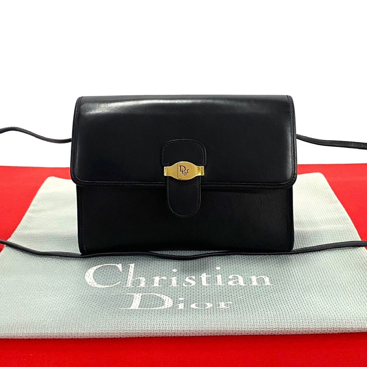 Dior Dior Shoulder Bag Black Leather Size ONE SIZE - 1 Thumbnail