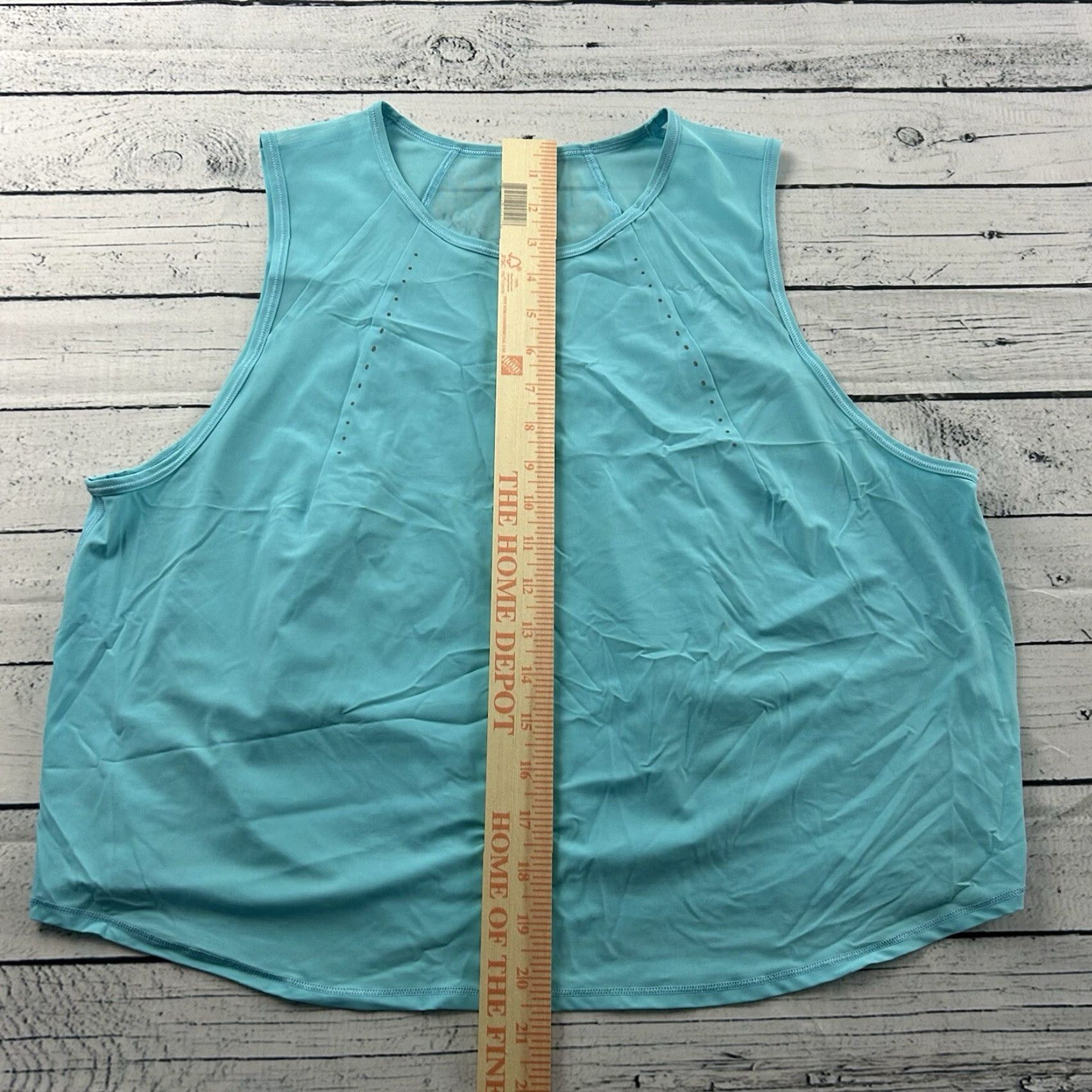 Lululemon Lululemon Sleeveless Athletic Shirt Women's 8 Blue Tank Activewear Shirt Womens 8 Blue Size M / US 6-8 / IT 42-44 - 2 Thumbnail
