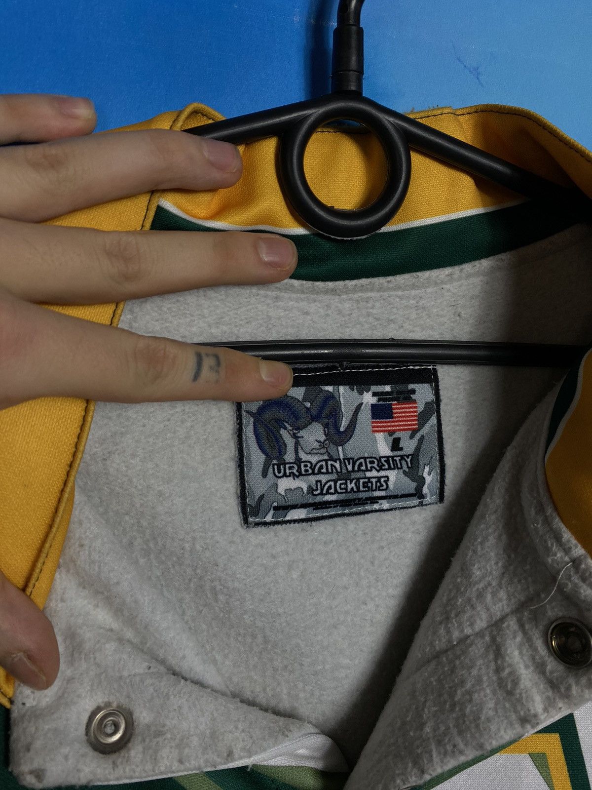 NHL × Vintage 🔥 NHL VINTAGE JACKET WINDSOR HORNETS 🐝 Size US L / EU 52-54 / 3 - 6 Thumbnail