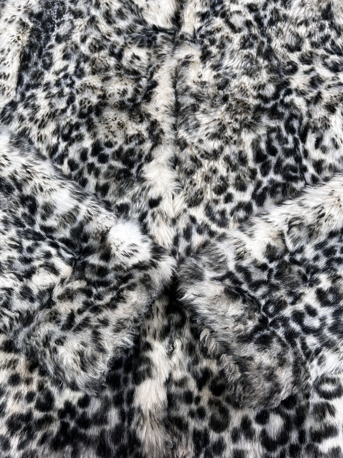 Japanese Brand × Vintage Vintage 90s Fur Faux cropped coat jacket AvantGarde japanese Size M / US 6-8 / IT 42-44 - 11 Thumbnail