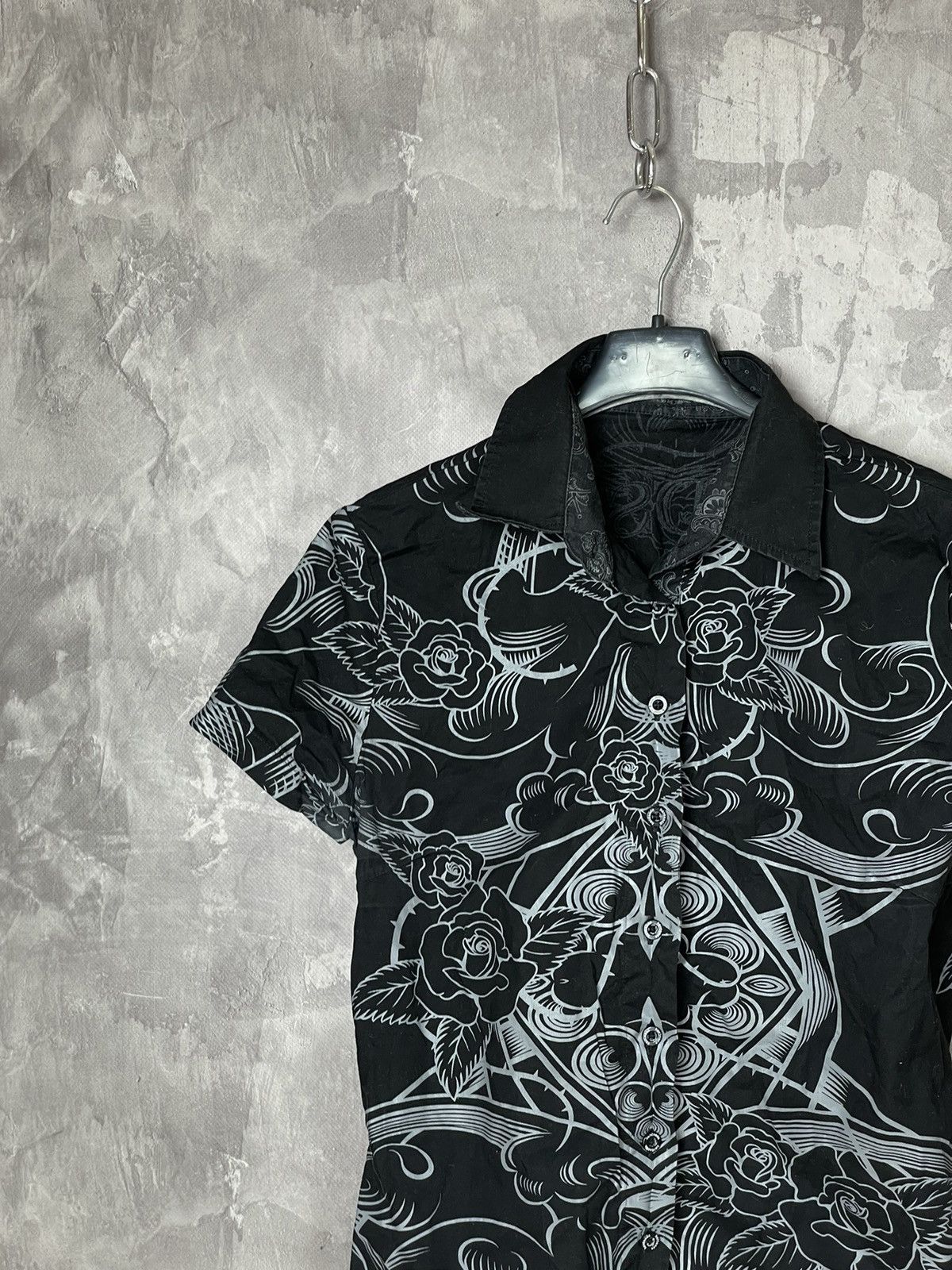 Affliction × Ed Hardy × Vintage Vintage Y2K Affliction Ed hardy Style Shirt small Size XL / US 12-14 / IT 48-50 - 3 Thumbnail