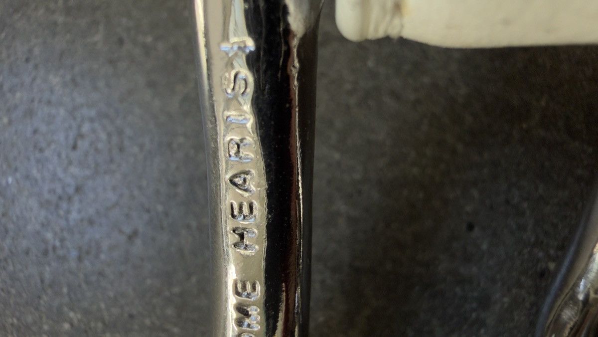 Chrome Hearts RARE! Chrome Hearts White Leather Roller Belt Size 36 - 9 Thumbnail
