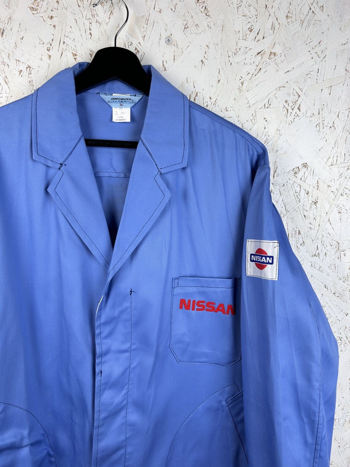 Japanese Brand Vintage Nissan Japan JDM Mechanic Coat In Blue Size US L / EU 52-54 / 3 - 2 Thumbnail