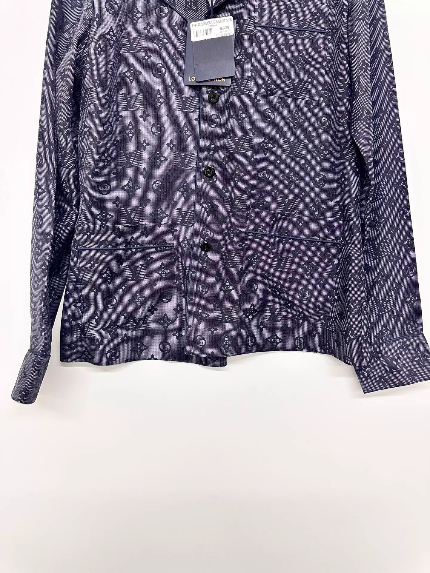 Louis Vuitton LV All Over Print Shirt 36 New with Tags Size XS / US 0-2 / IT 36-38 - 5 Thumbnail