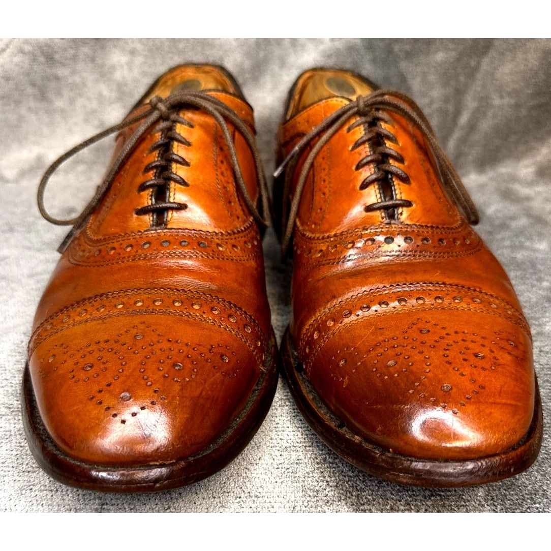 Allen Edmonds Allen Edmonds Strand Cap Toe Oxford Brown Calf 11D Size US 11 / EU 44 - 3 Thumbnail