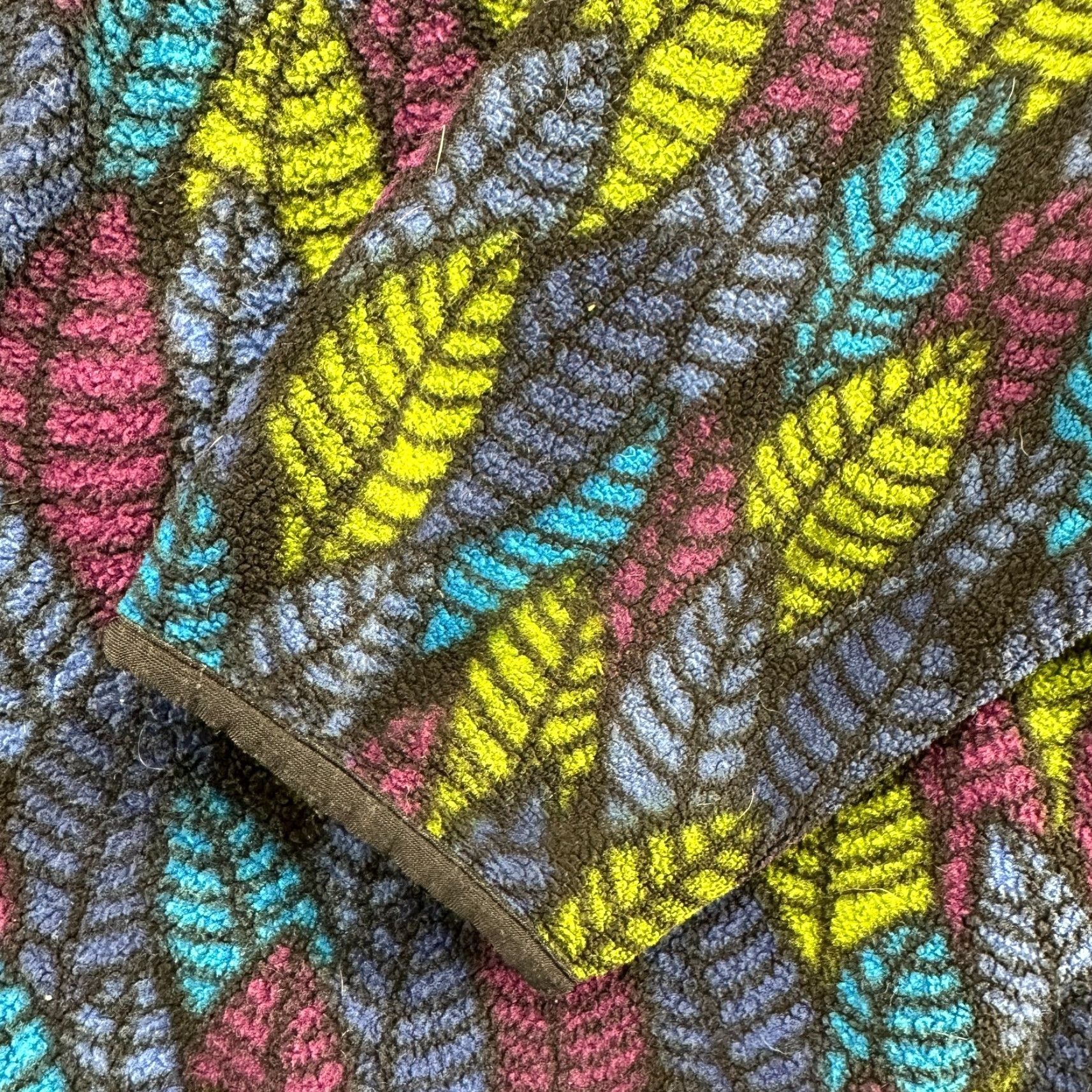 Patagonia VINTAGE Patagonia Pullover Sweatshirt Mens XL Blue Fleece Snap Synchilla Leaf Print USA 90s Hoodie? Size US XL / EU 56 / 4 - 4 Thumbnail