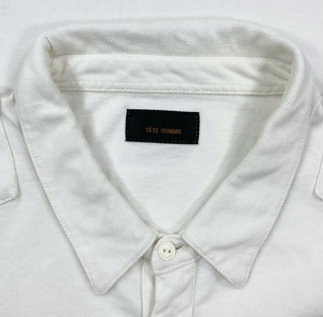 Issey Miyake × Japanese Brand Tete Homme By Issey Miyake White Shirt Size US M / EU 48-50 / 2 - 6 Thumbnail